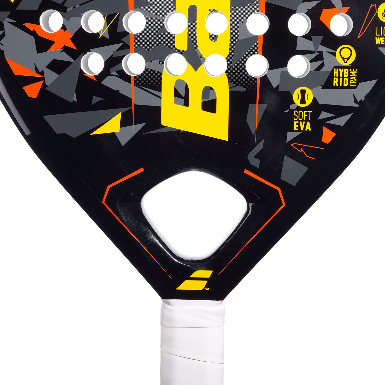 Babolat Storm Padel Racket - Black/Yellow/Orange
