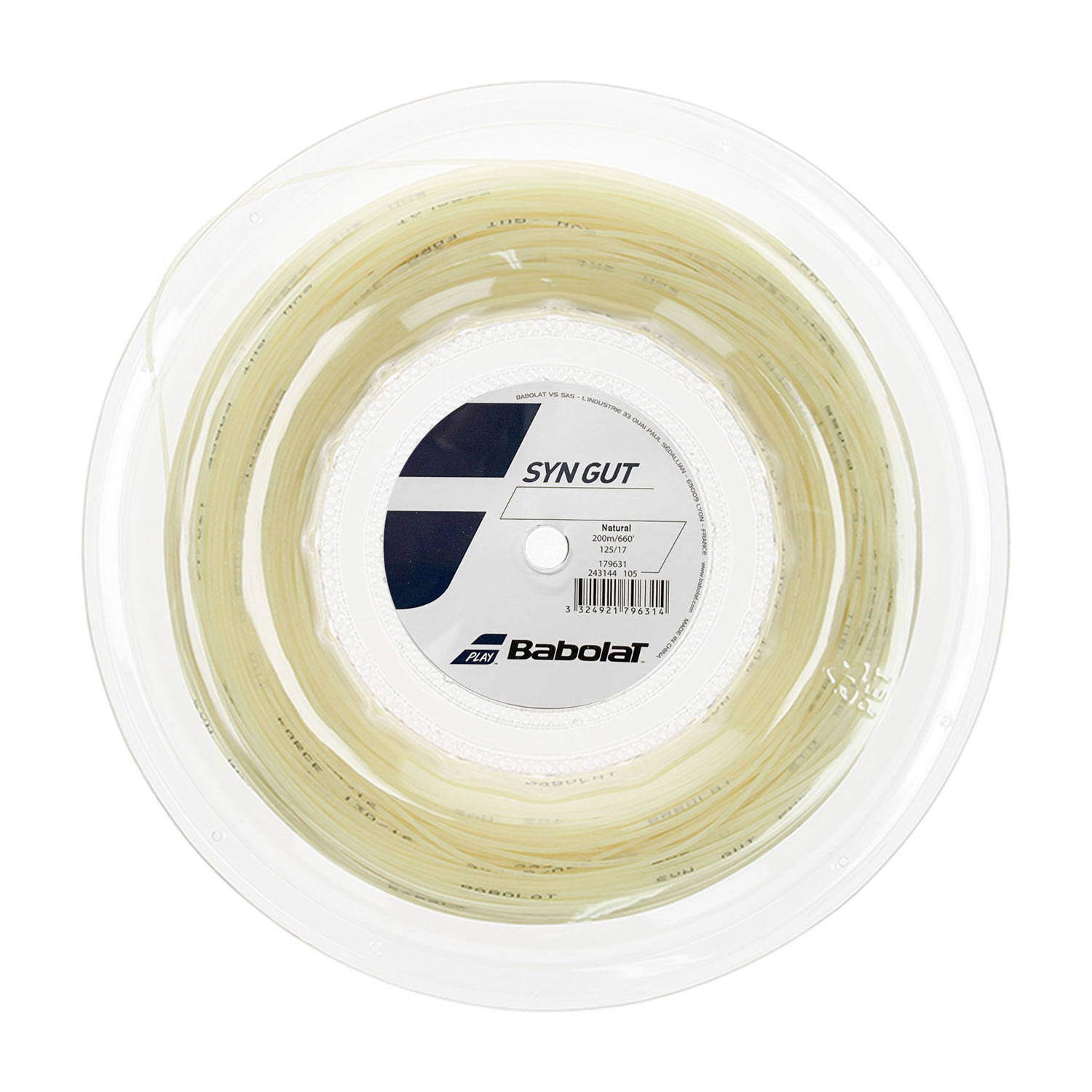 Babolat Syn Gut 1.25 String Reel 200 m - Natural