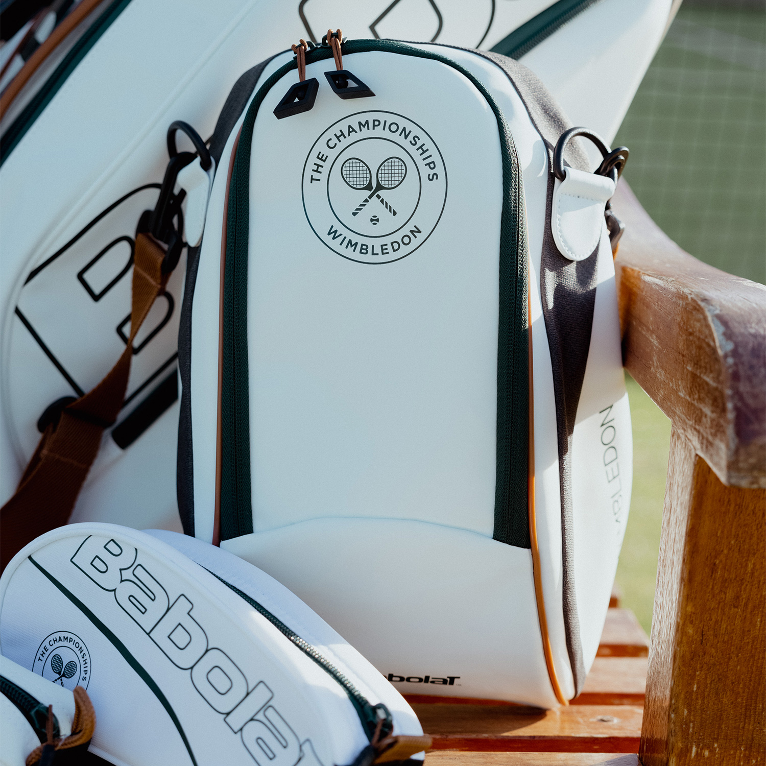 Tennis Racket Bag Babolat Wimbledon Sport Bag Purple/White