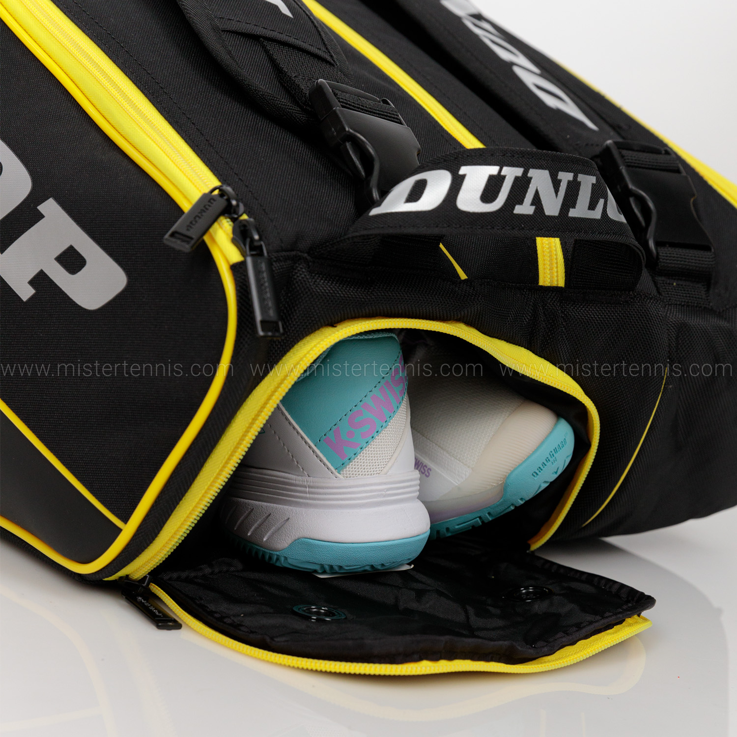 Dunlop Elite Thermo Borsa da Padel Black/Yellow - Technical View