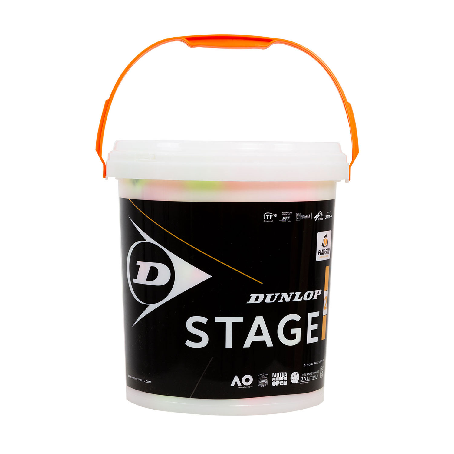 Dunlop Stage 2 Orange - 60 Ball Bucket