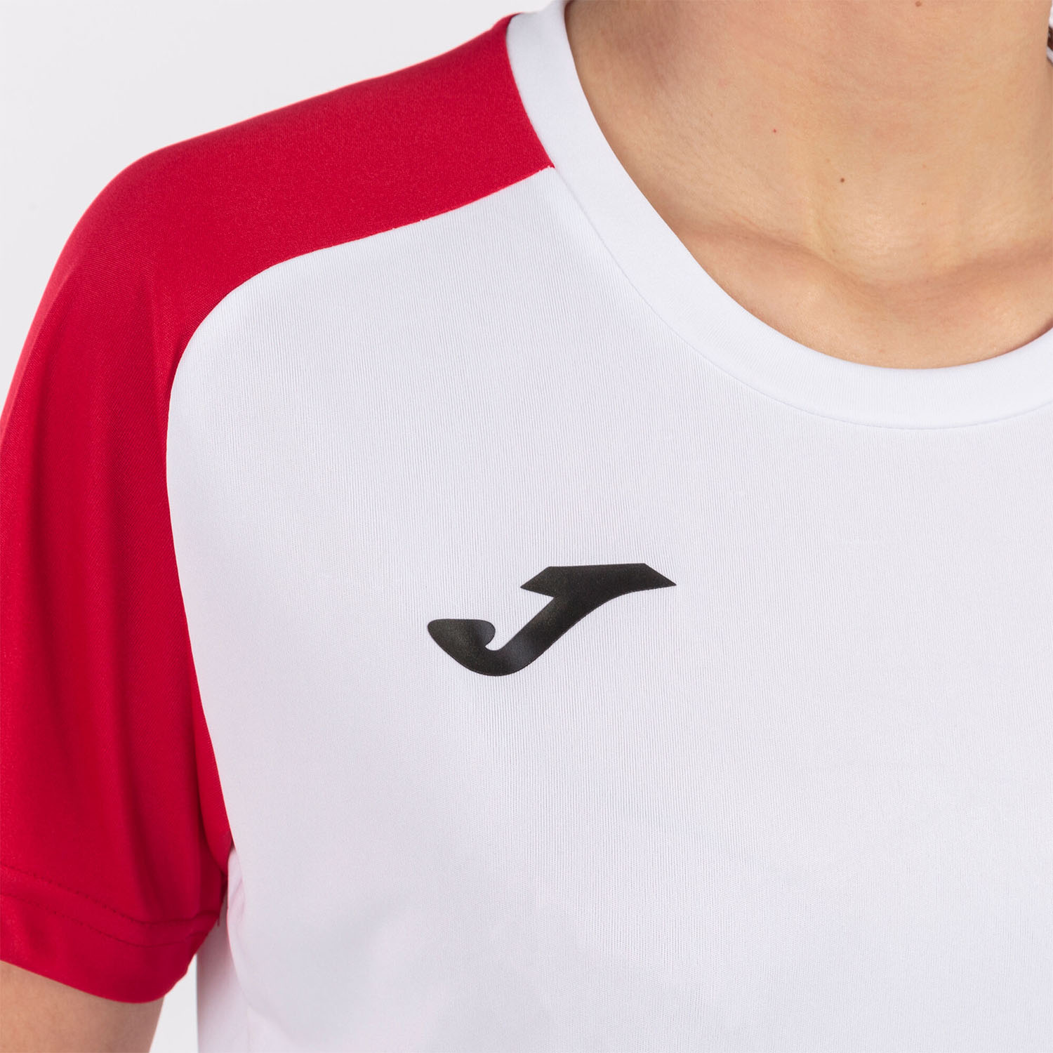 Joma Academy IV T-Shirt - White/Red