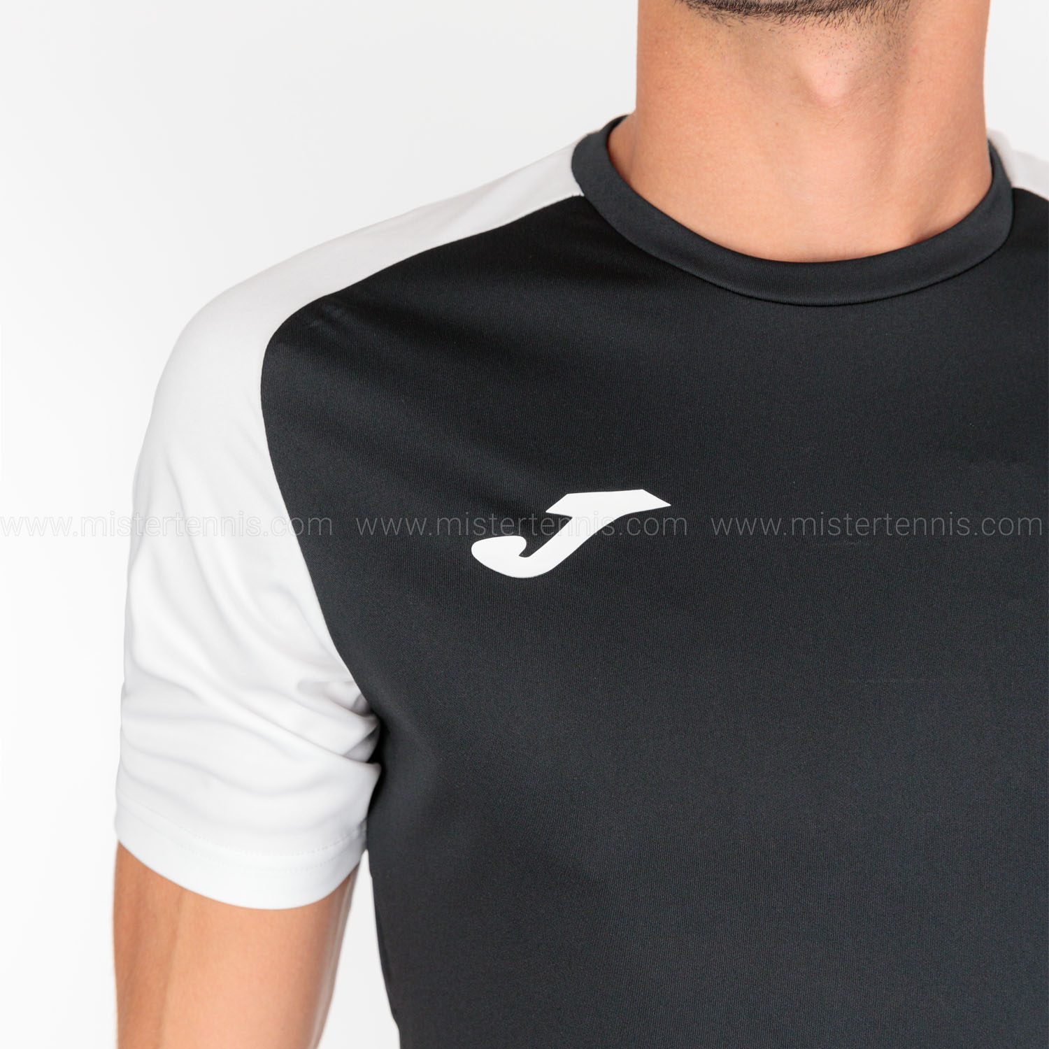 Joma Academy IV T-Shirt - Black/White