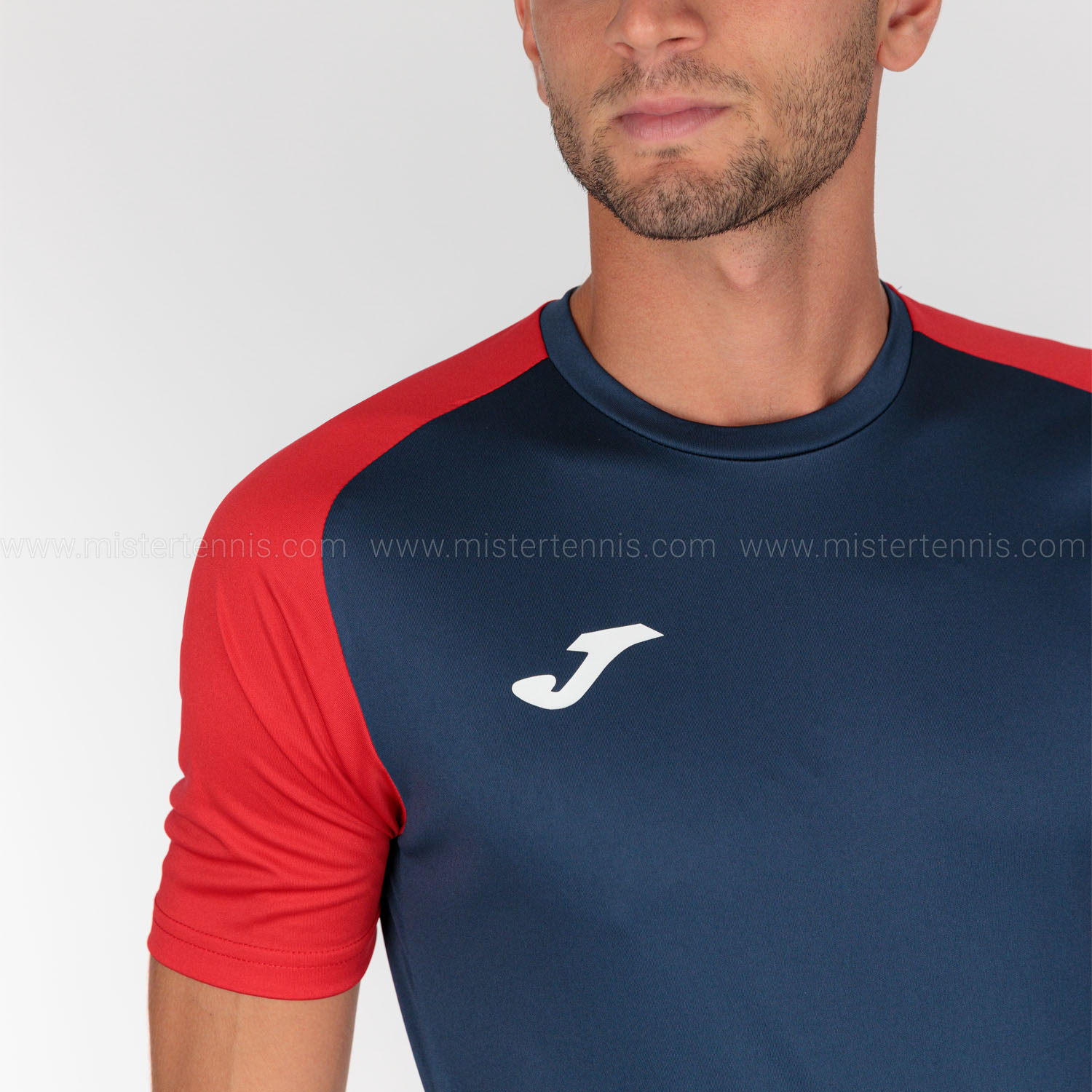 Joma Academy IV T-Shirt - Navy/Red