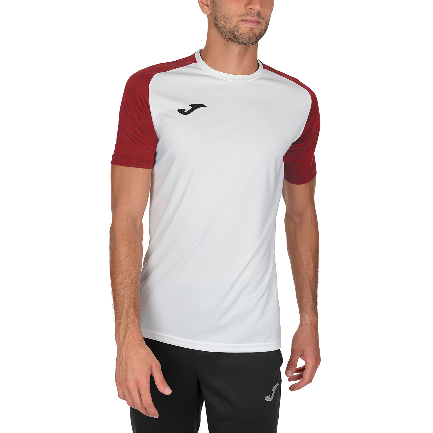 Joma Academy IV T-Shirt - White/Red