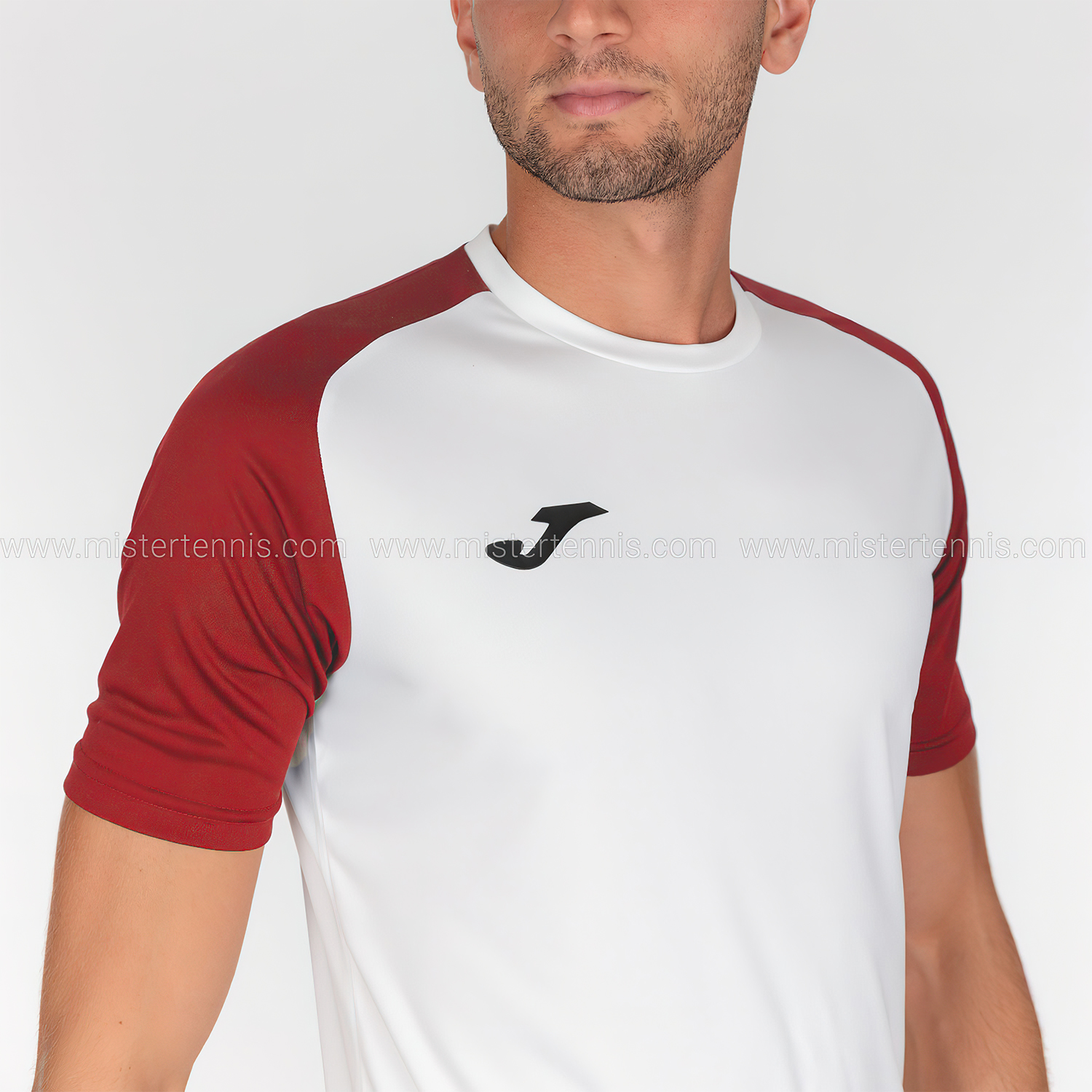Joma Academy IV T-Shirt - White/Red