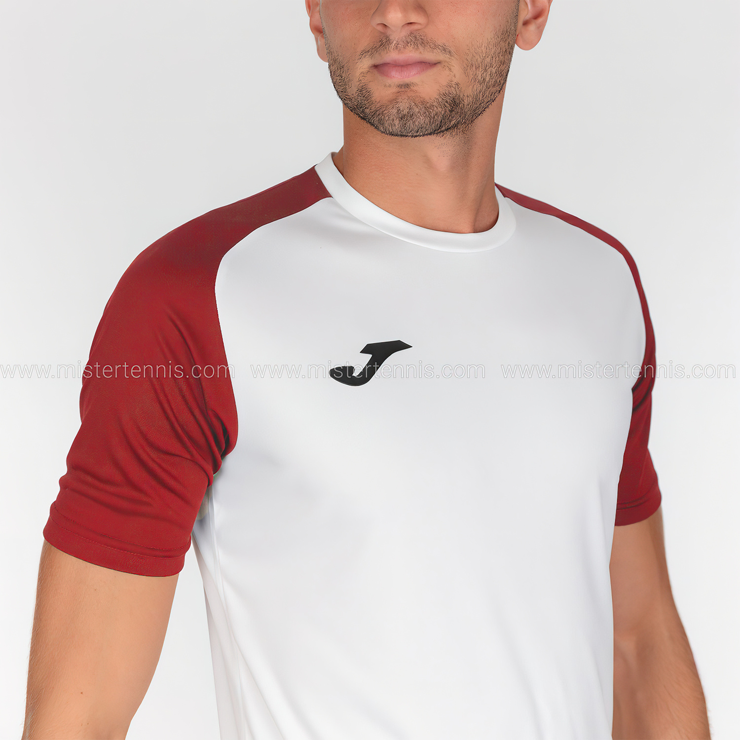 Joma Academy IV Camiseta - White/Red