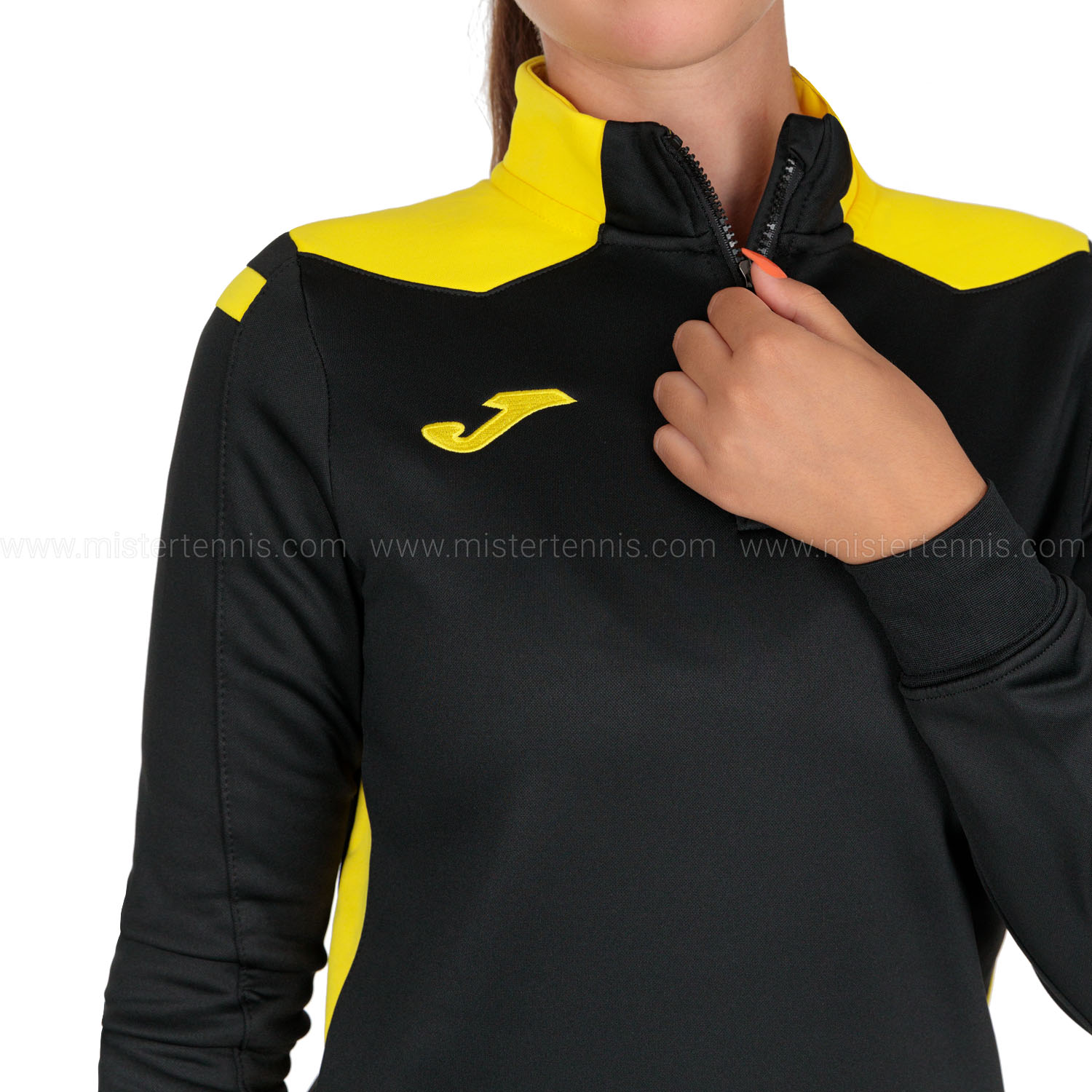 Joma Championship VI Sudadera - Black/Yellow