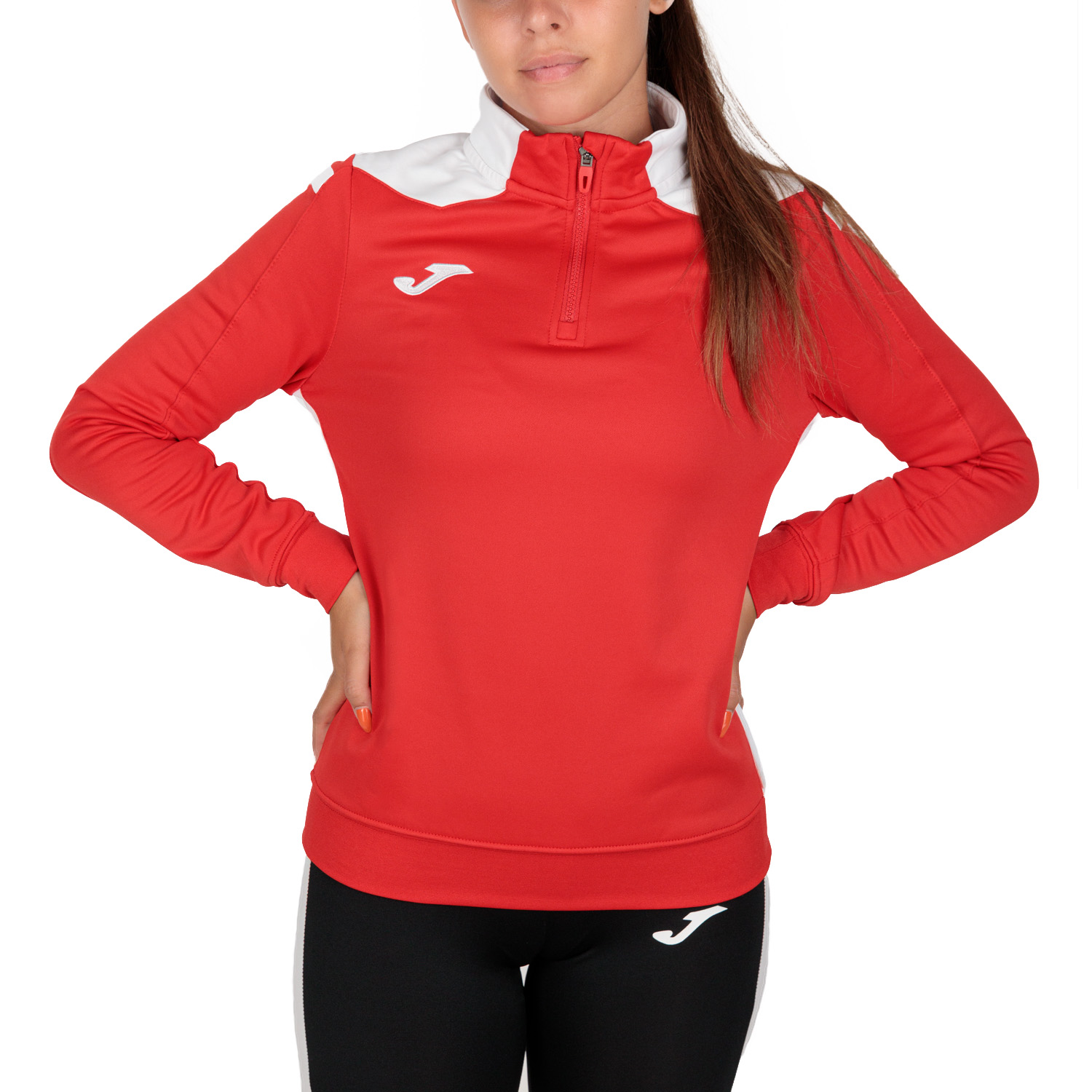 Joma Championship VI Sweatshirt - Red/White