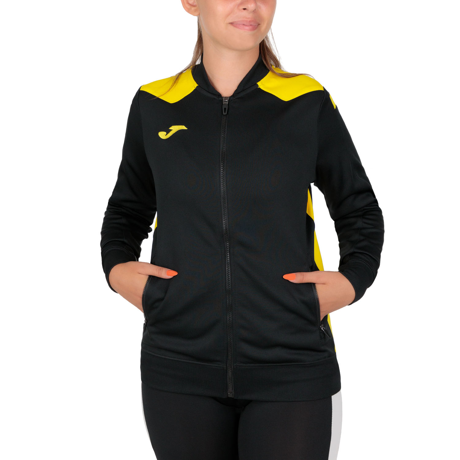 Joma Championship VI Jacket - Black/Yellow