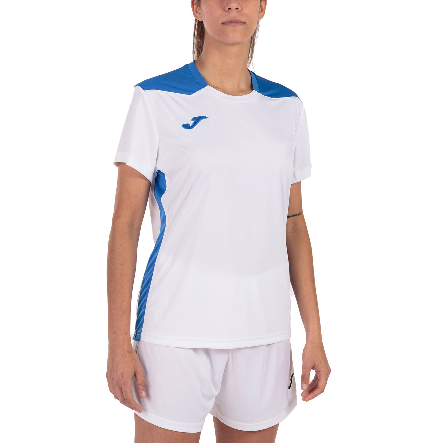 Joma Championship VI T-Shirt - White/Royal