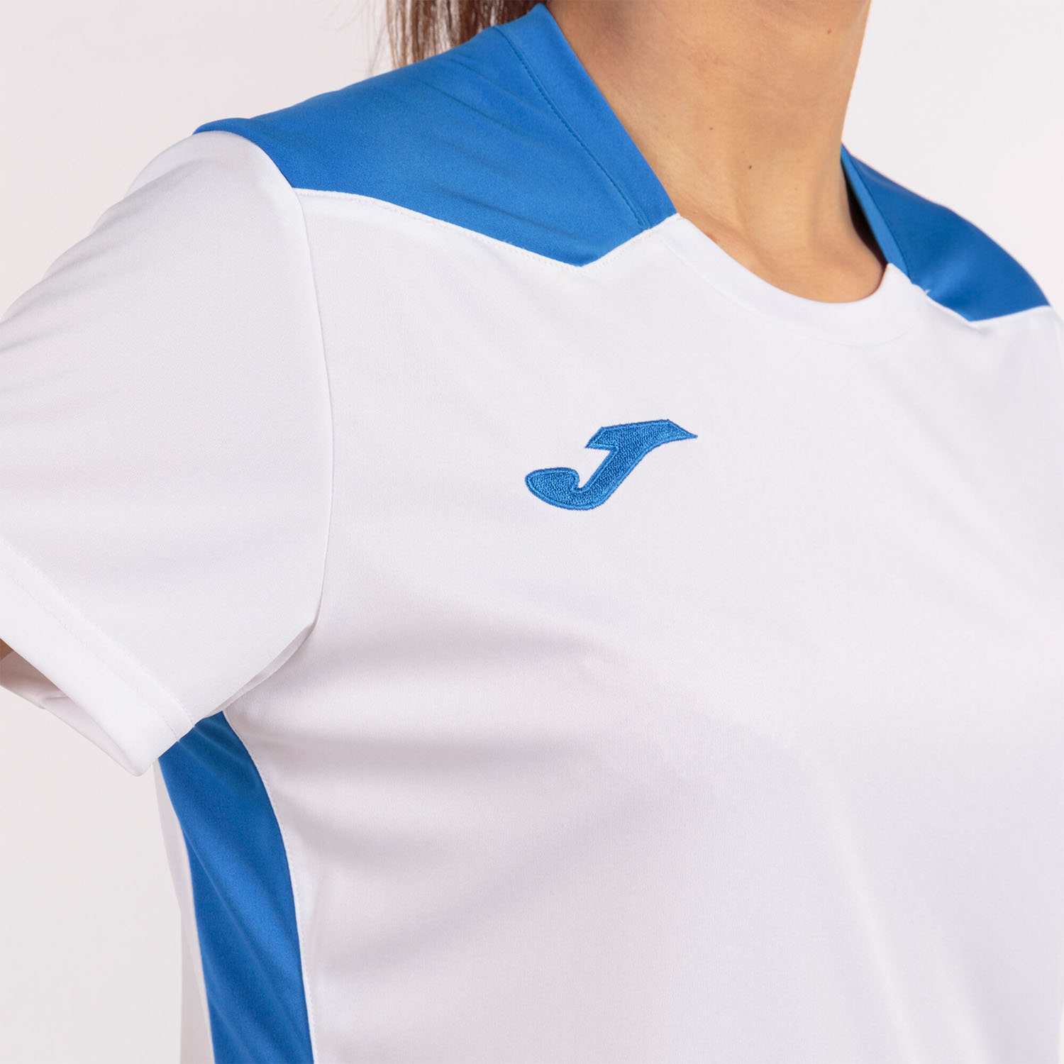 Joma Championship VI T-Shirt - White/Royal