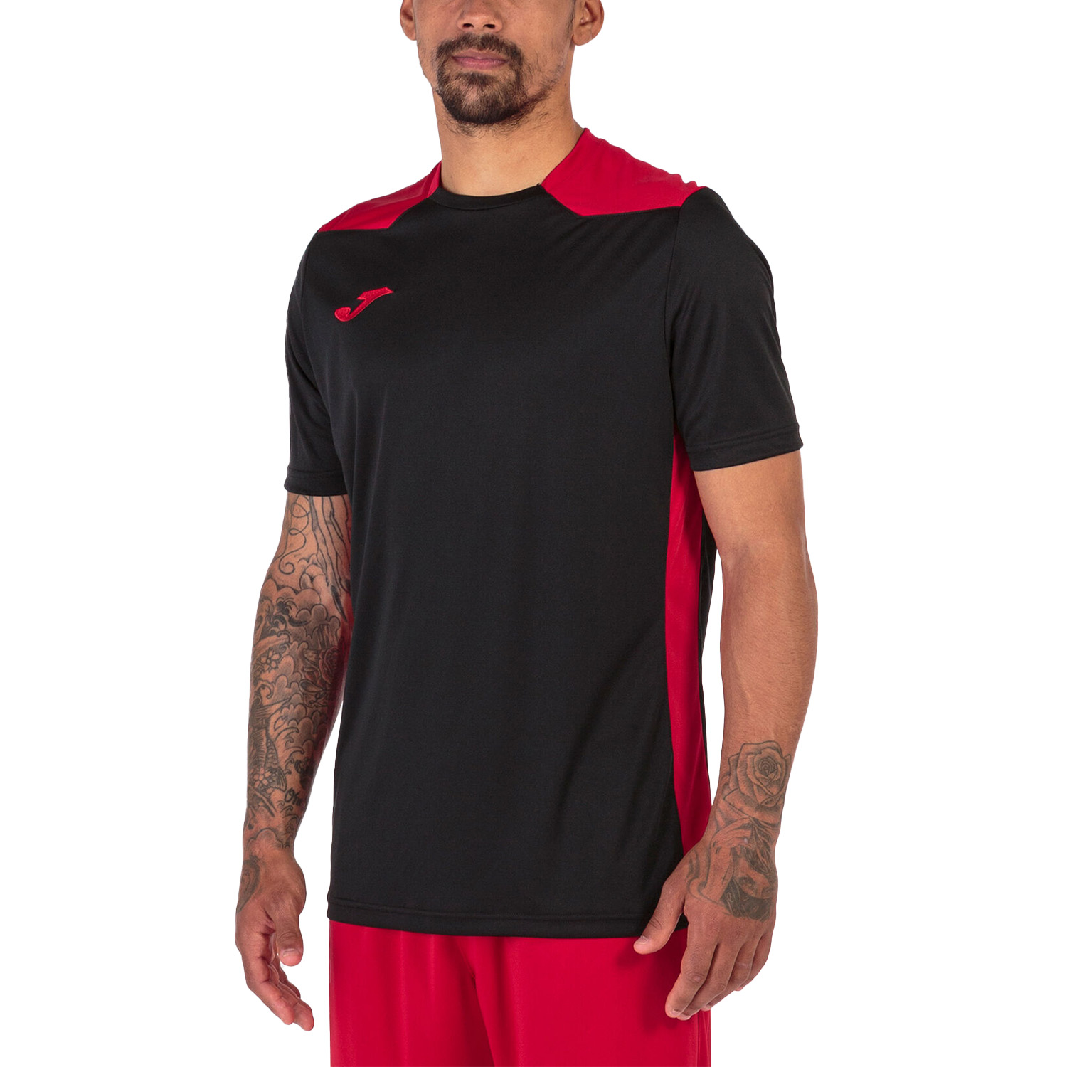 Joma Championship VI Camiseta - Black/Red