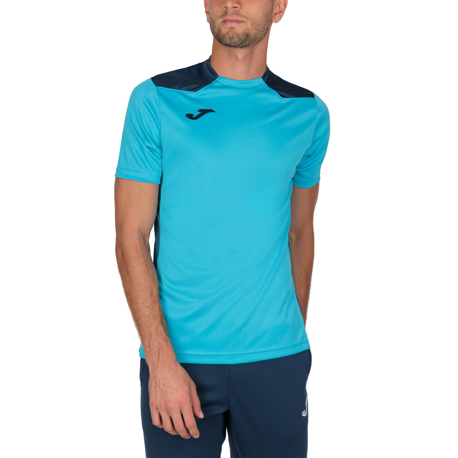 Joma Championship VI Maglietta - Fluor Turquoise/Navy