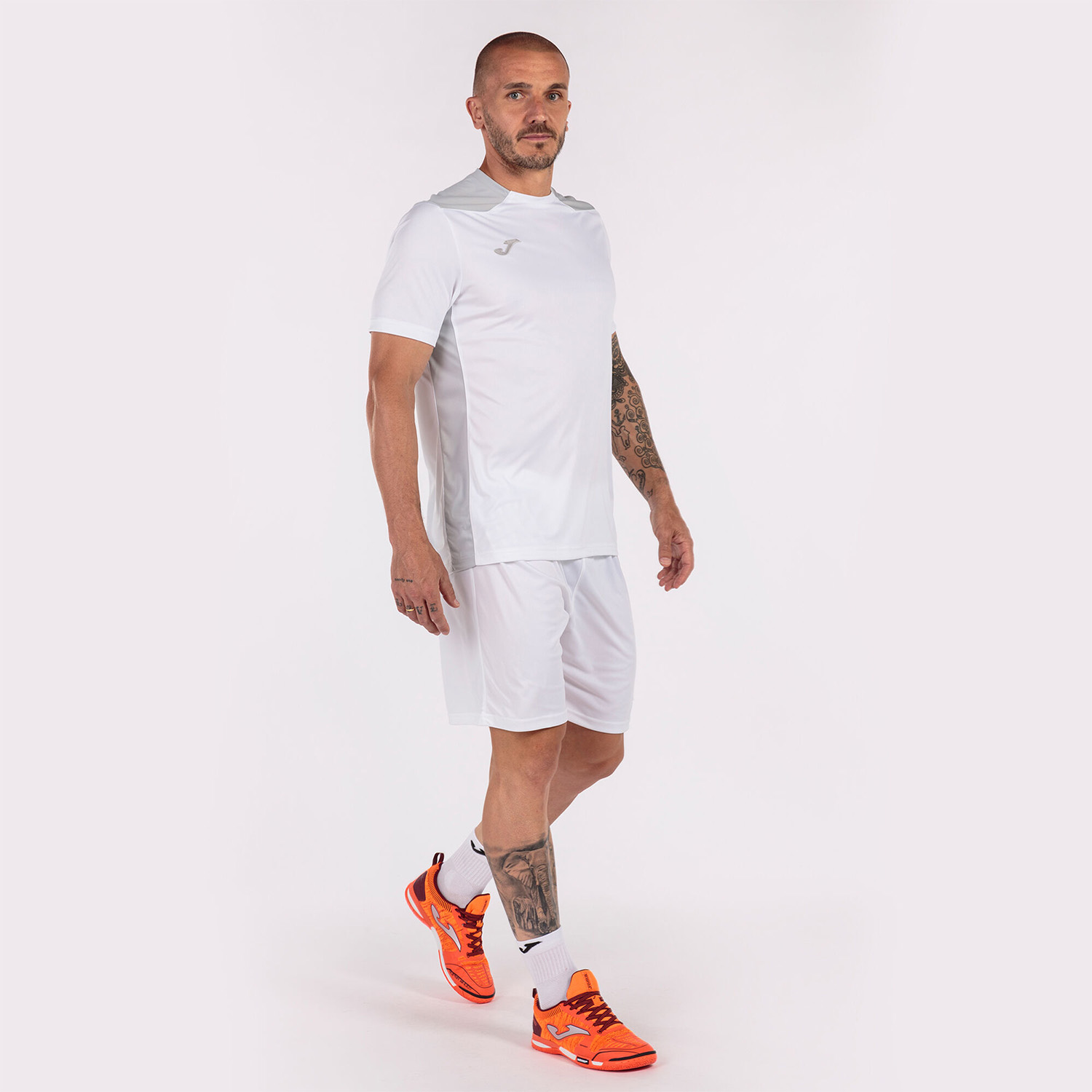 Joma Championship VI T-Shirt - White/Gray