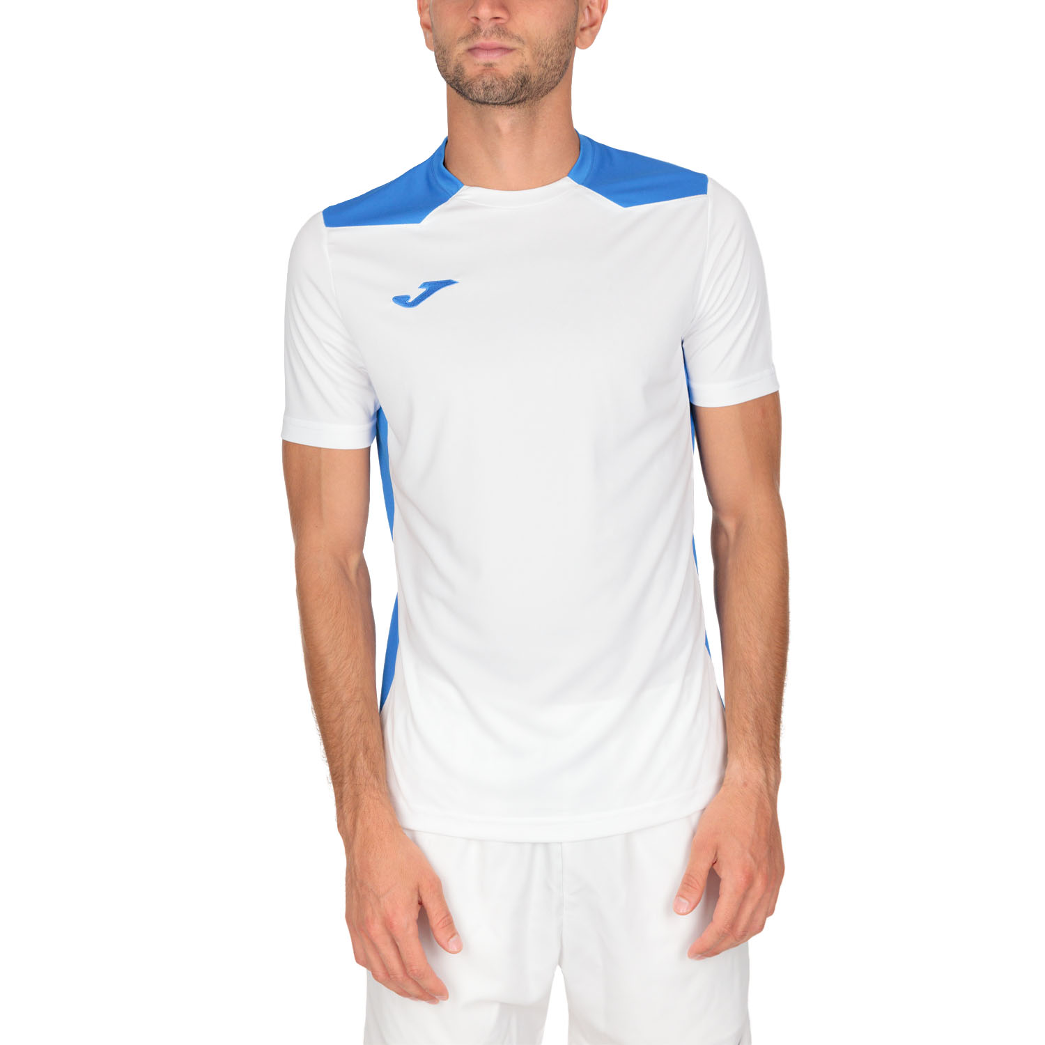 Joma Championship VI T-Shirt - White/Royal