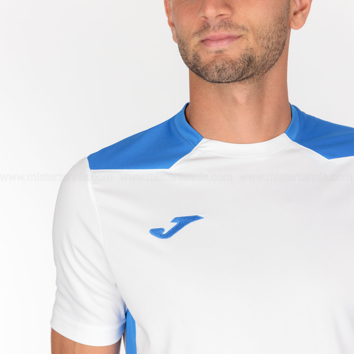 Joma Championship VI T-Shirt - White/Royal