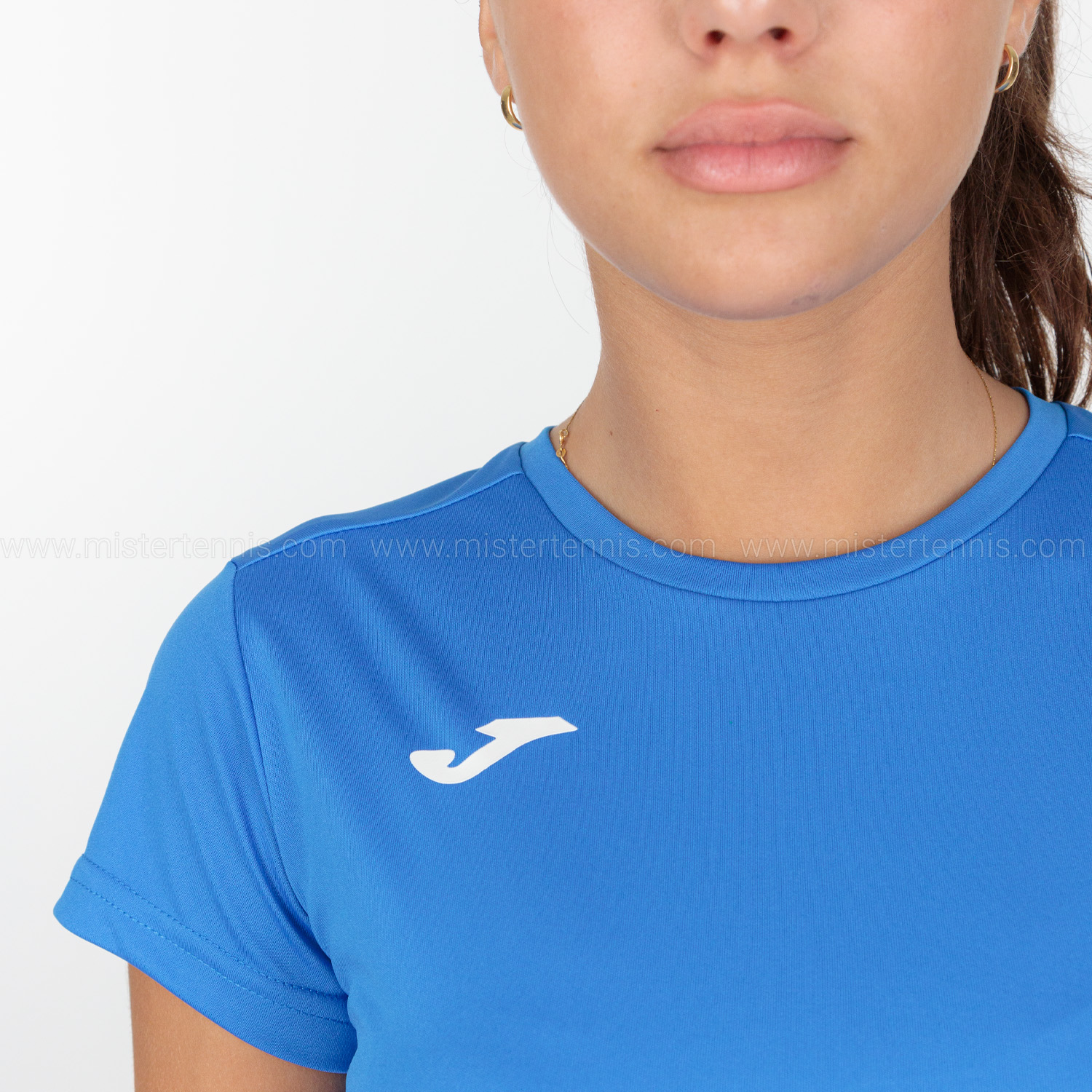 Joma Combi Camiseta de Tenis Mujer - Light Blue/Black