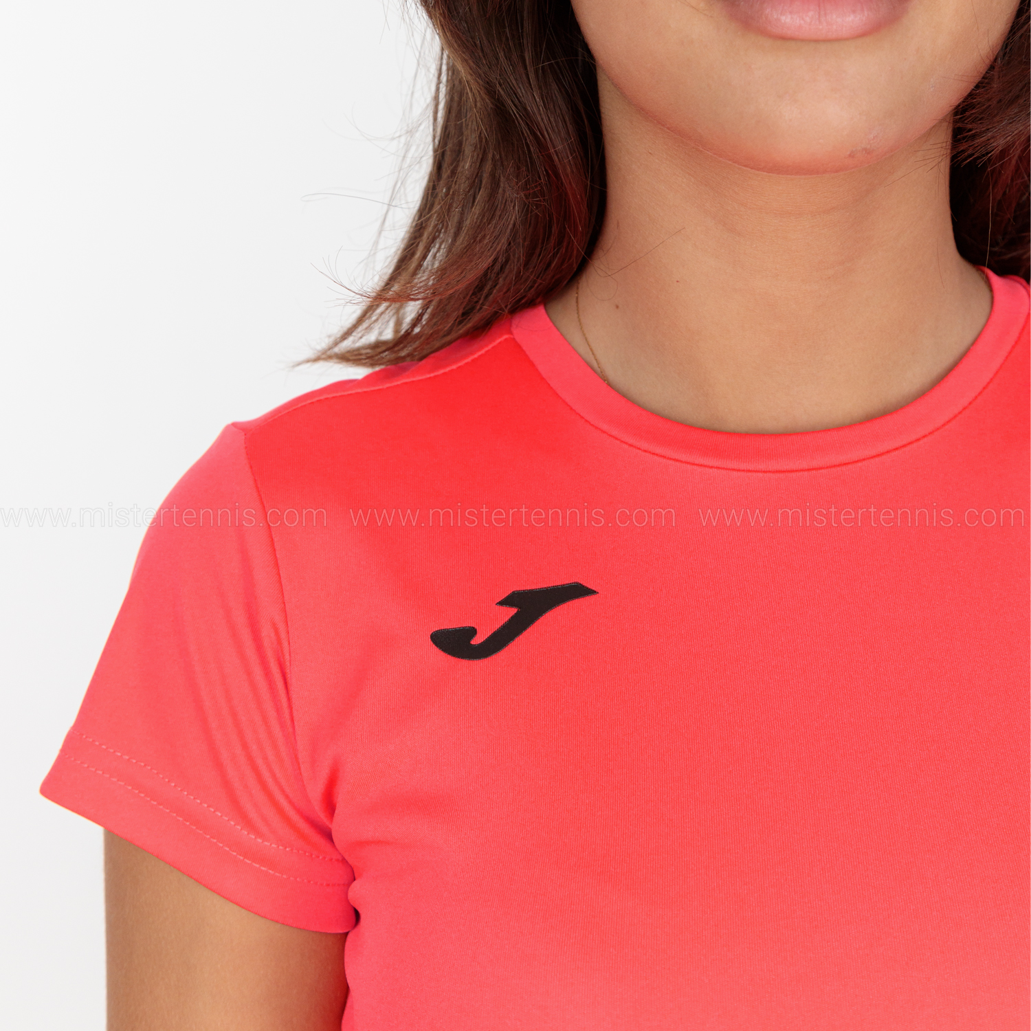 Joma Combi T-Shirt - Fluo Coral/Black