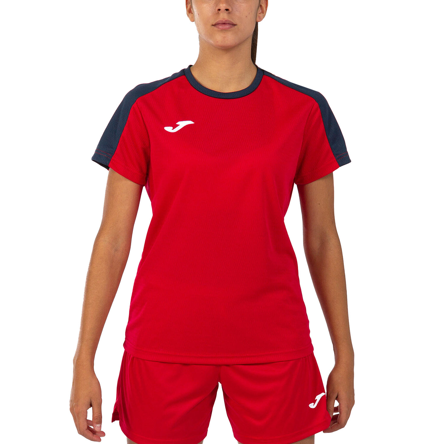 Joma Eco Championship Logo Camiseta - Red/Navy