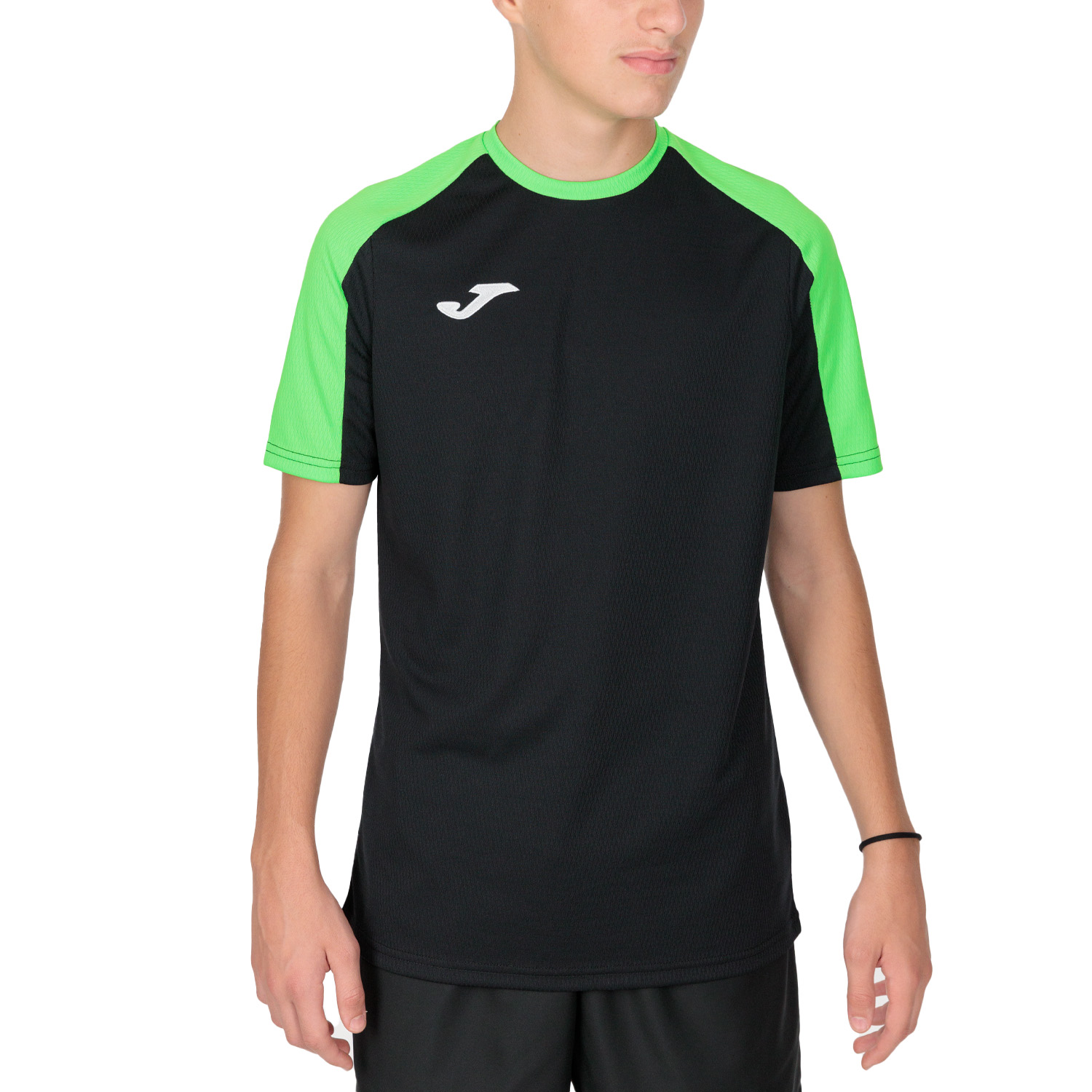 Joma Eco Championship Maglietta - Black/Fluor Green