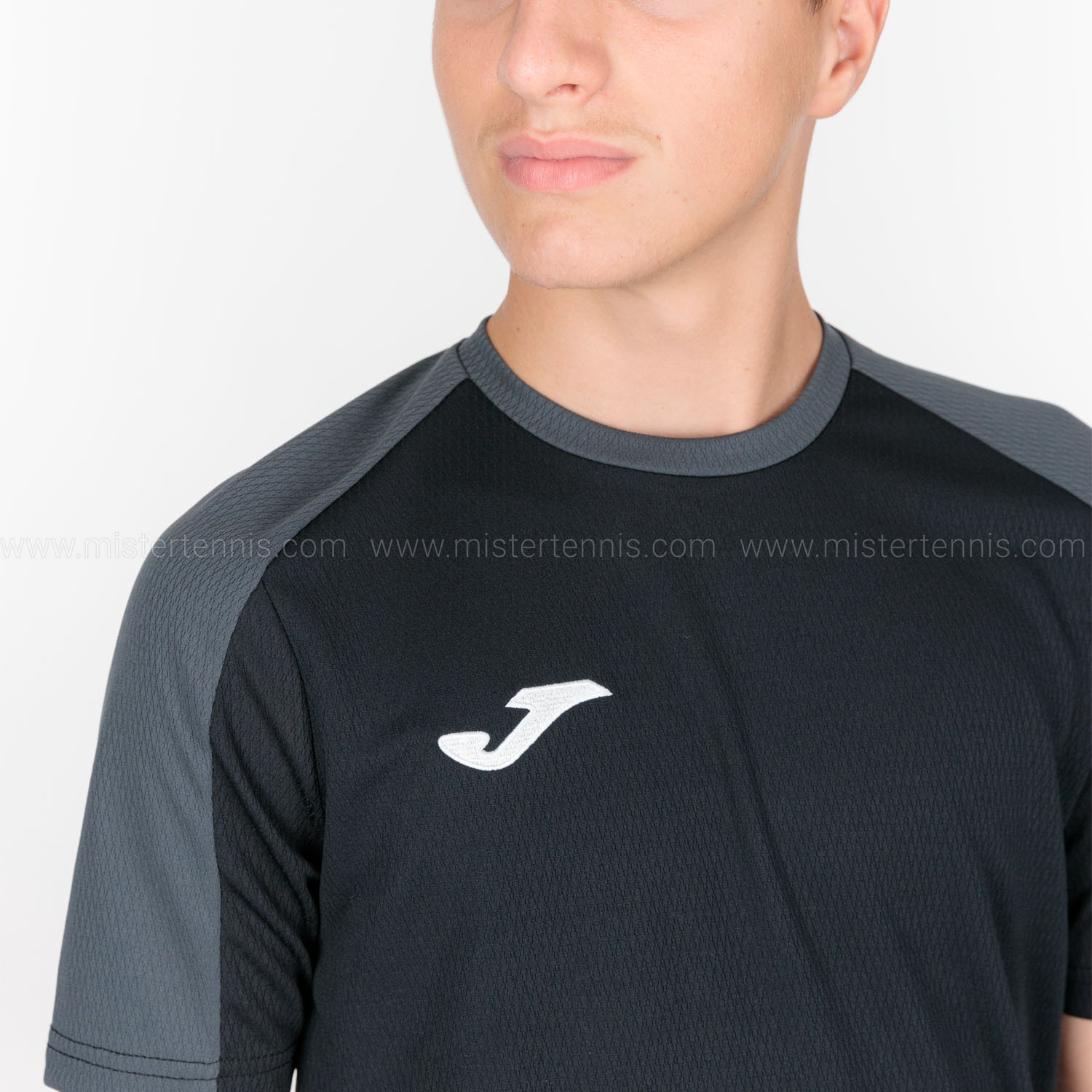 Joma Eco Championship T-Shirt - Black/Anthracite