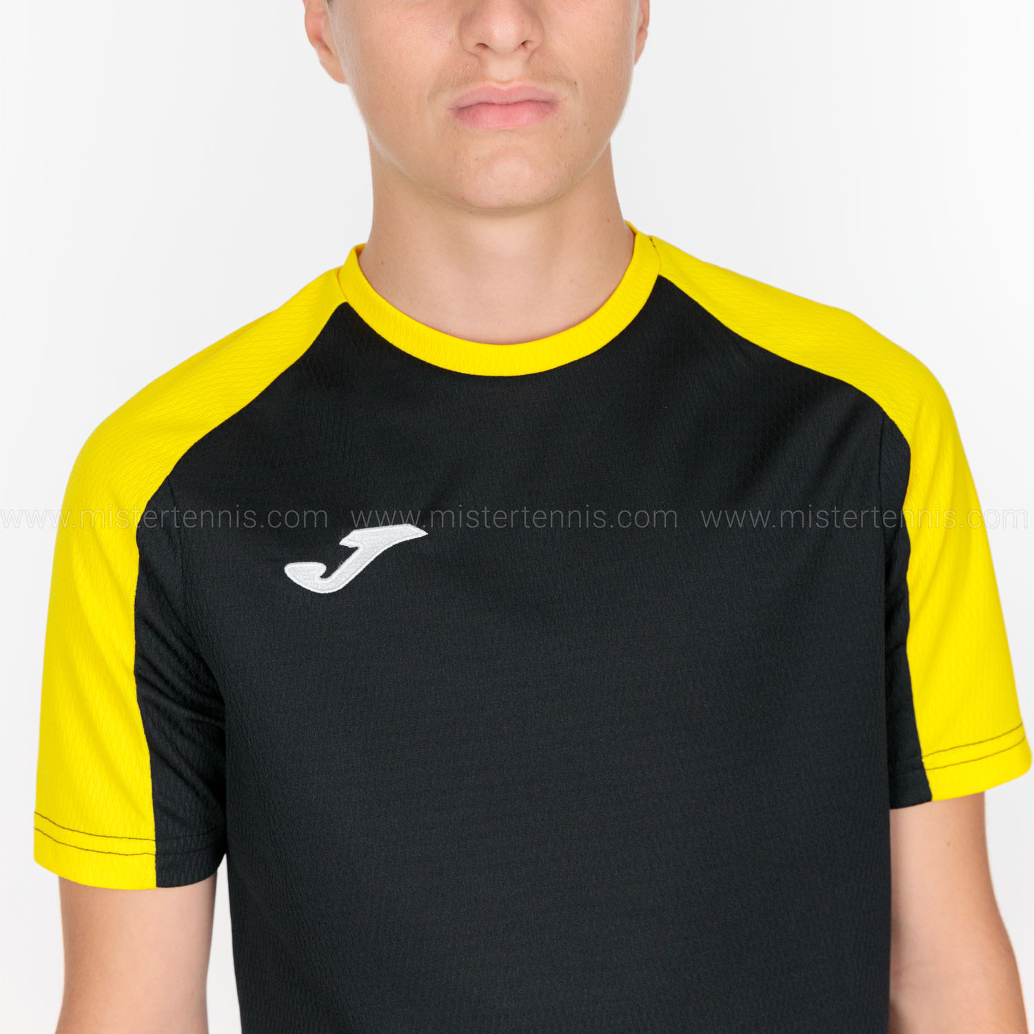 Joma Eco Championship Maglietta - Black/Yellow