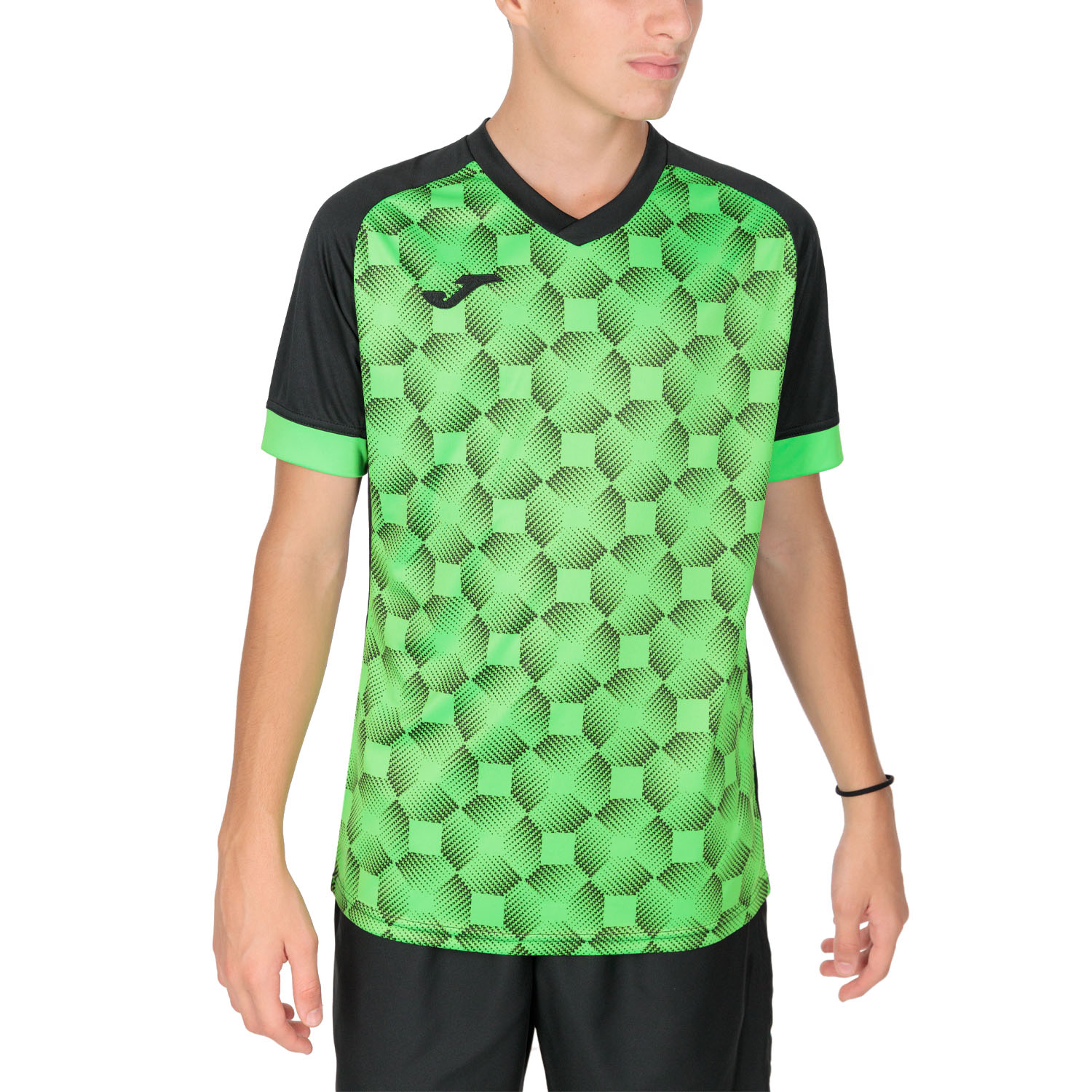 Joma Supernova III Camiseta - Black/Fluor Green