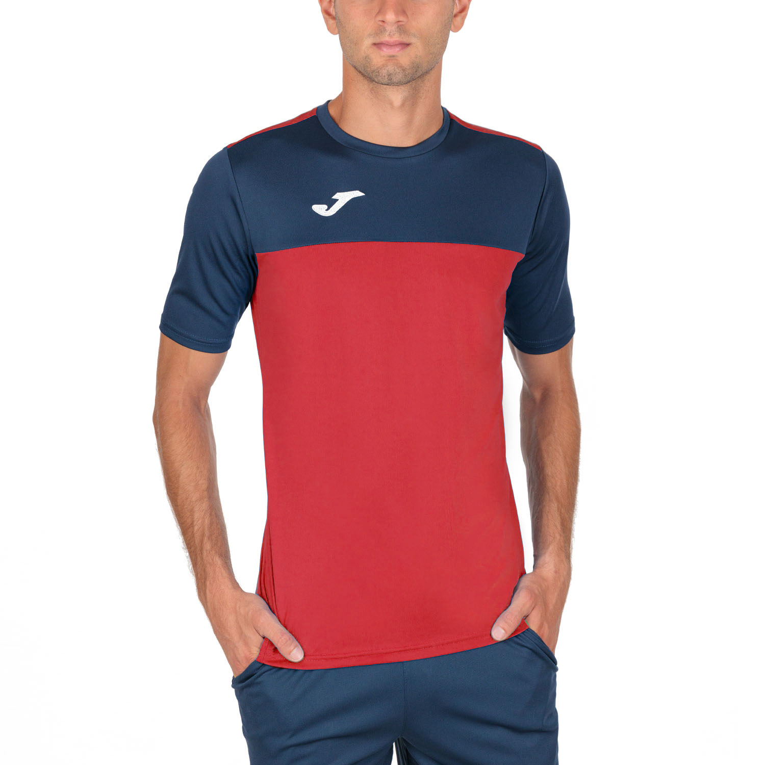 Joma Winner Maglietta - Red/Navy