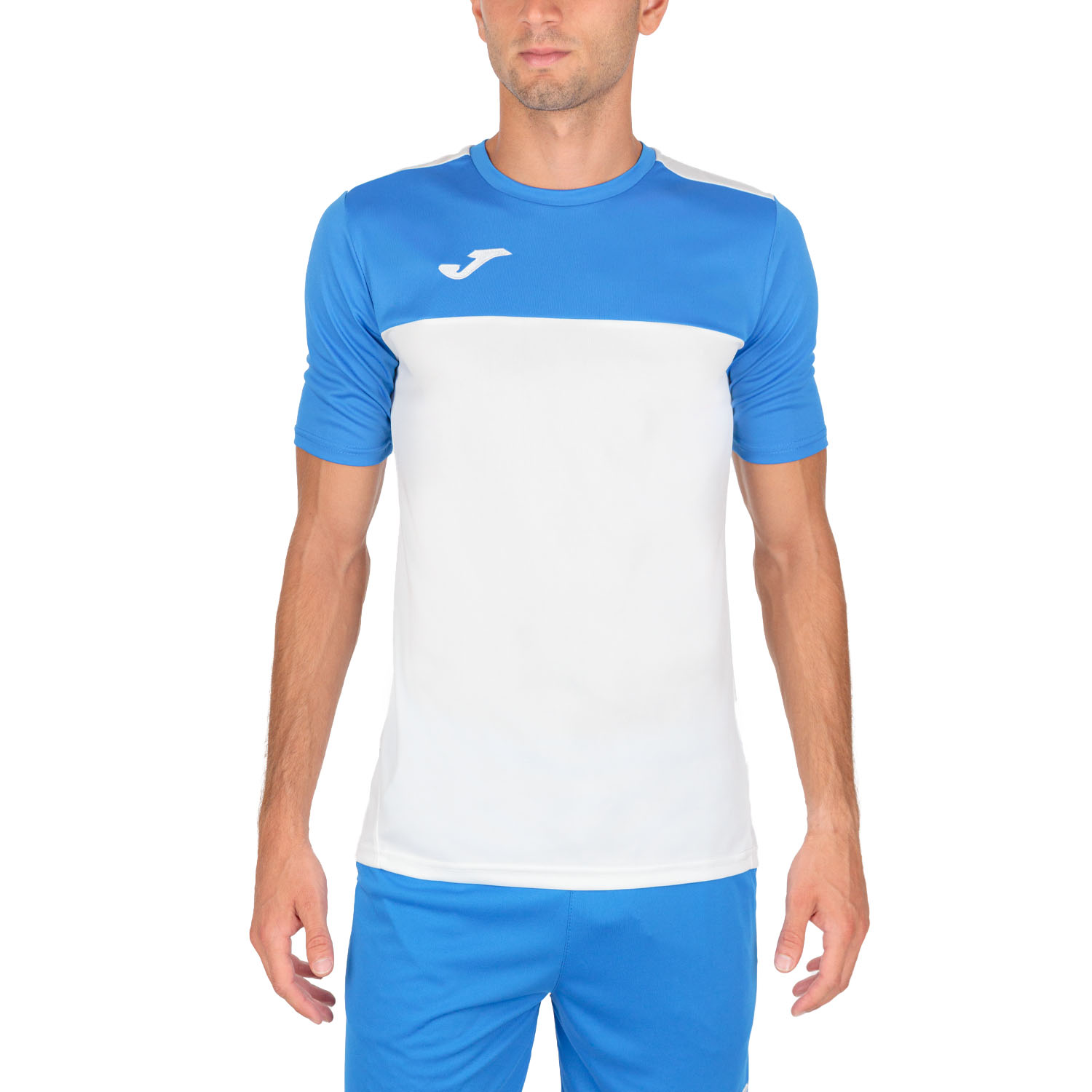 Joma Winner T-Shirt - White/Blue