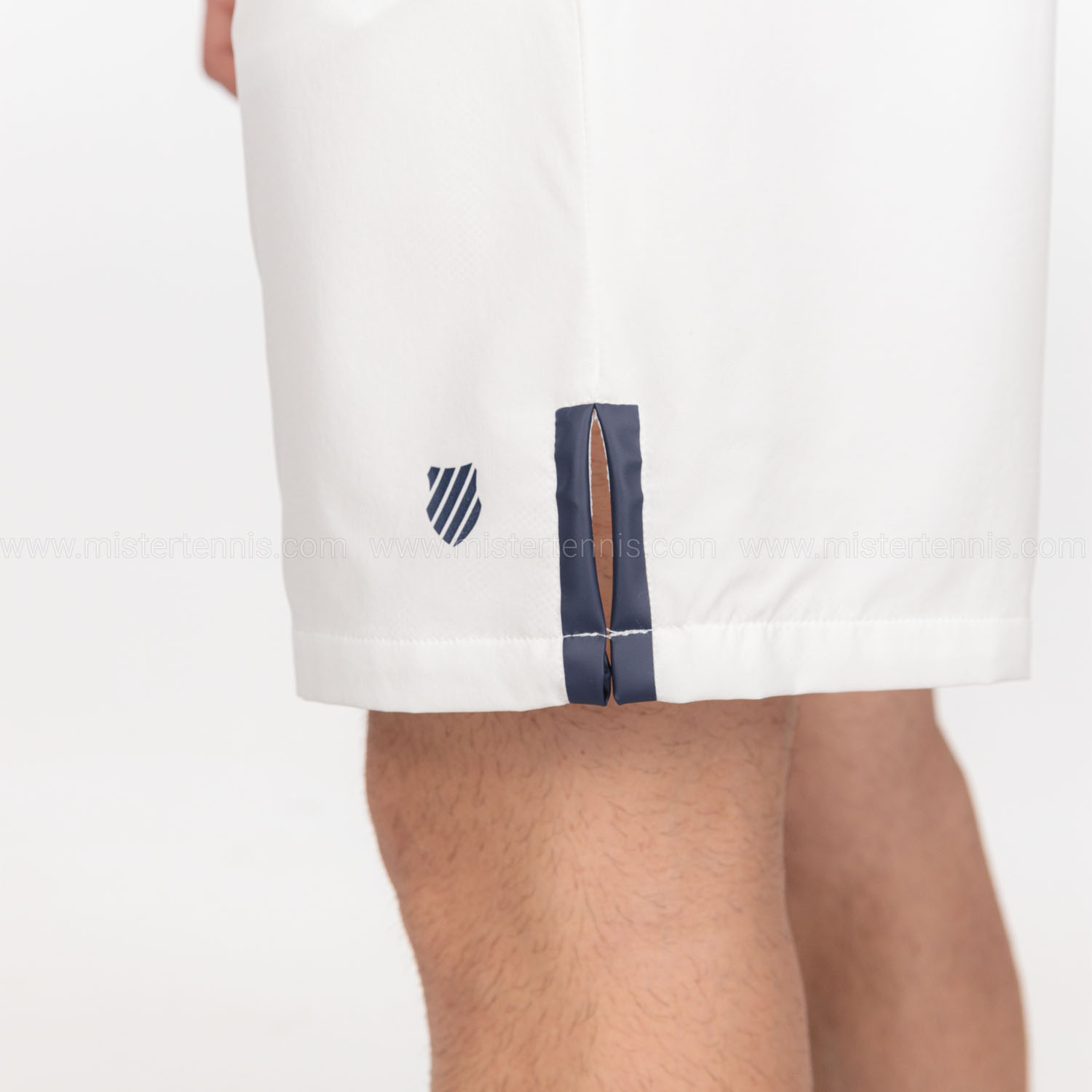 wijs Gebruikelijk Aktentas K-Swiss Core Team 8in Men's Tennis Shorts - White