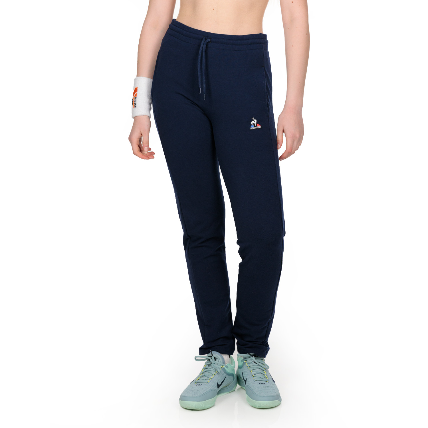 Le Coq Sportif Essentiels Logo Pantaloni da Tennis Donna Bleu