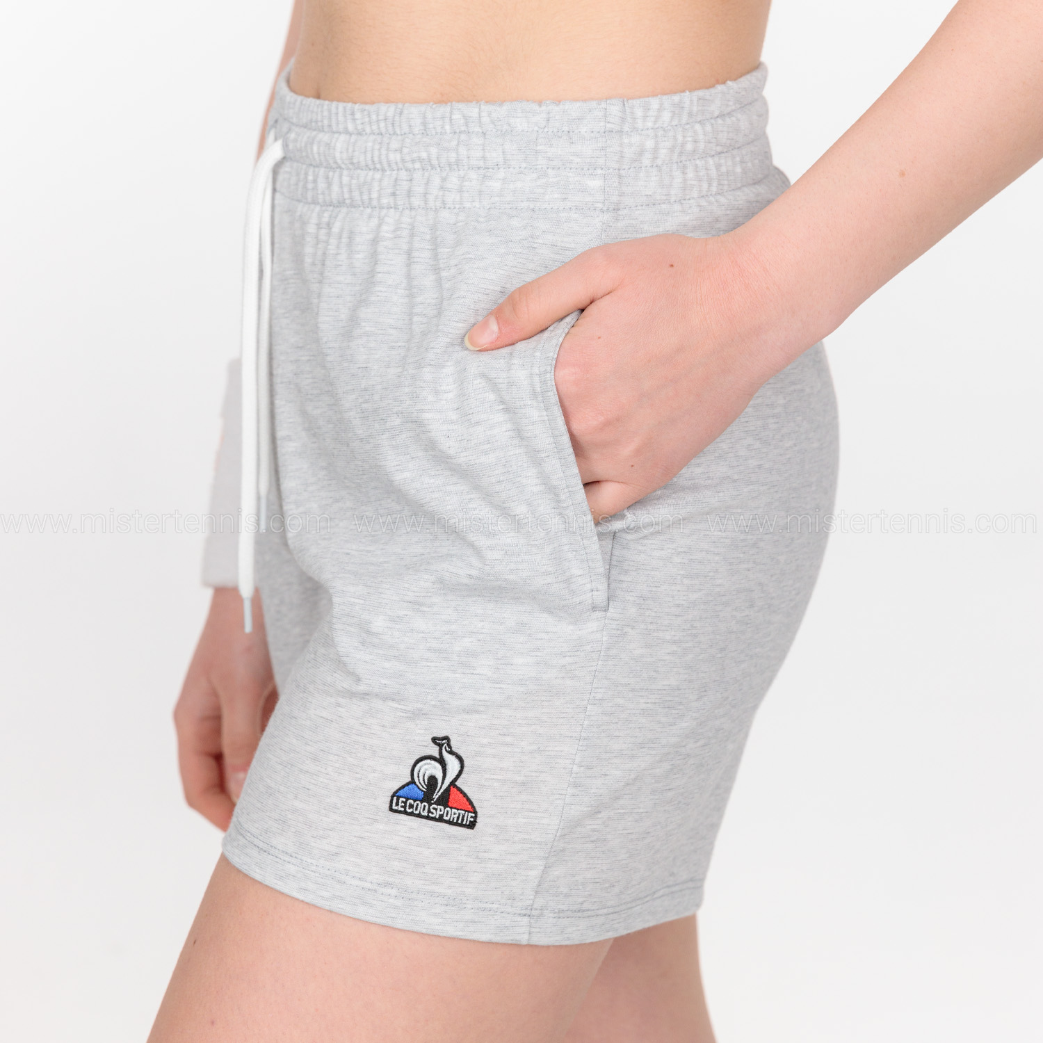 Le Coq Sportif Corner Essentiels 4in Shorts - Gris Chine Clair