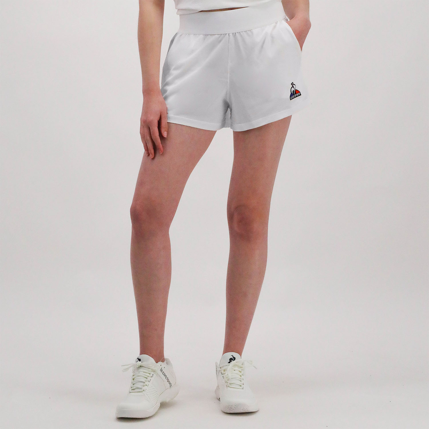 Le Coq Sportif Pro 3in Shorts - New Optical White