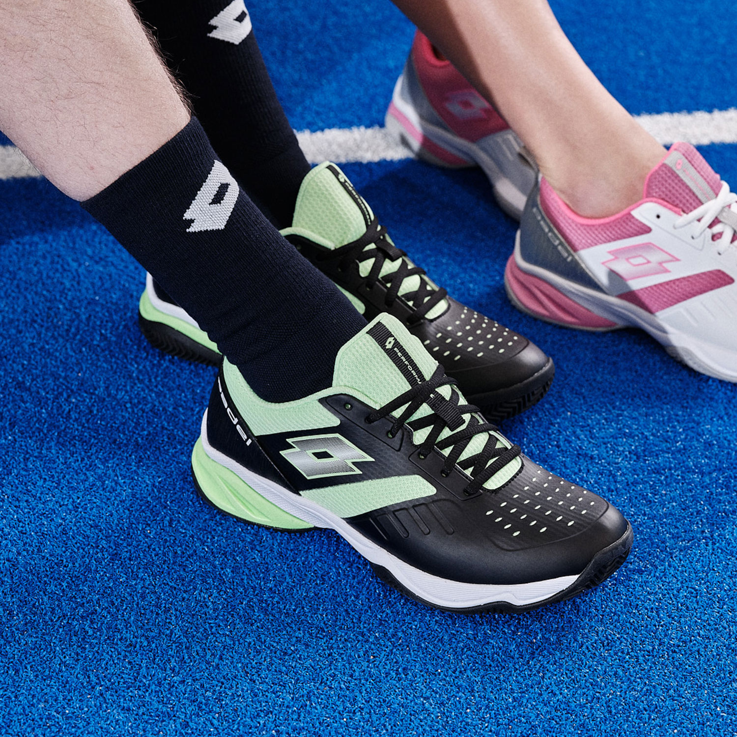 Lotto Superrapida 400 IV Scarpe da Padel Uomo - All Black