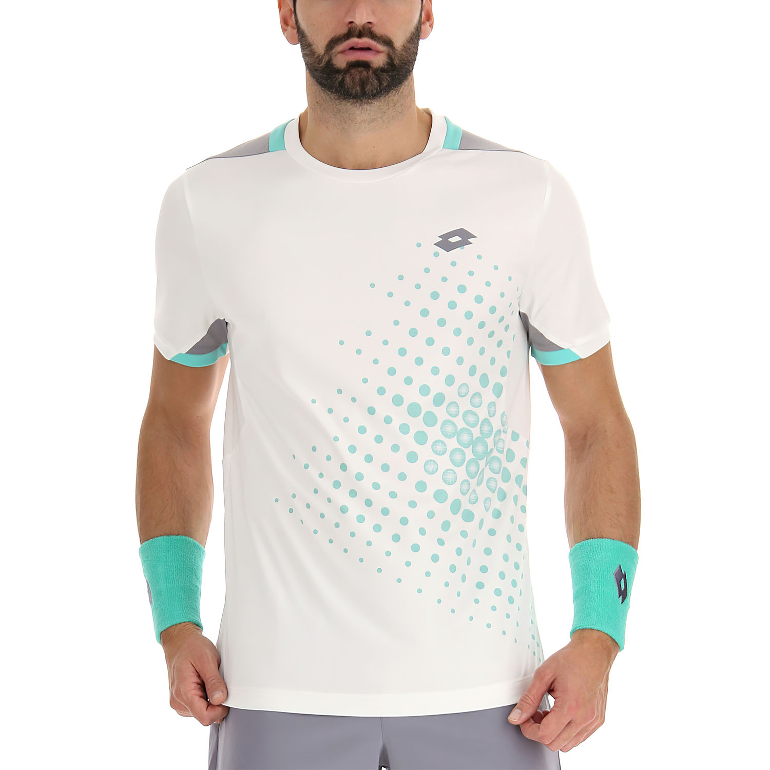 LOTTO Tシャツ LOTTO tシャツ LOTTO MULTI BORDER T-SHIRTS メンズ : ZOZOTOWN