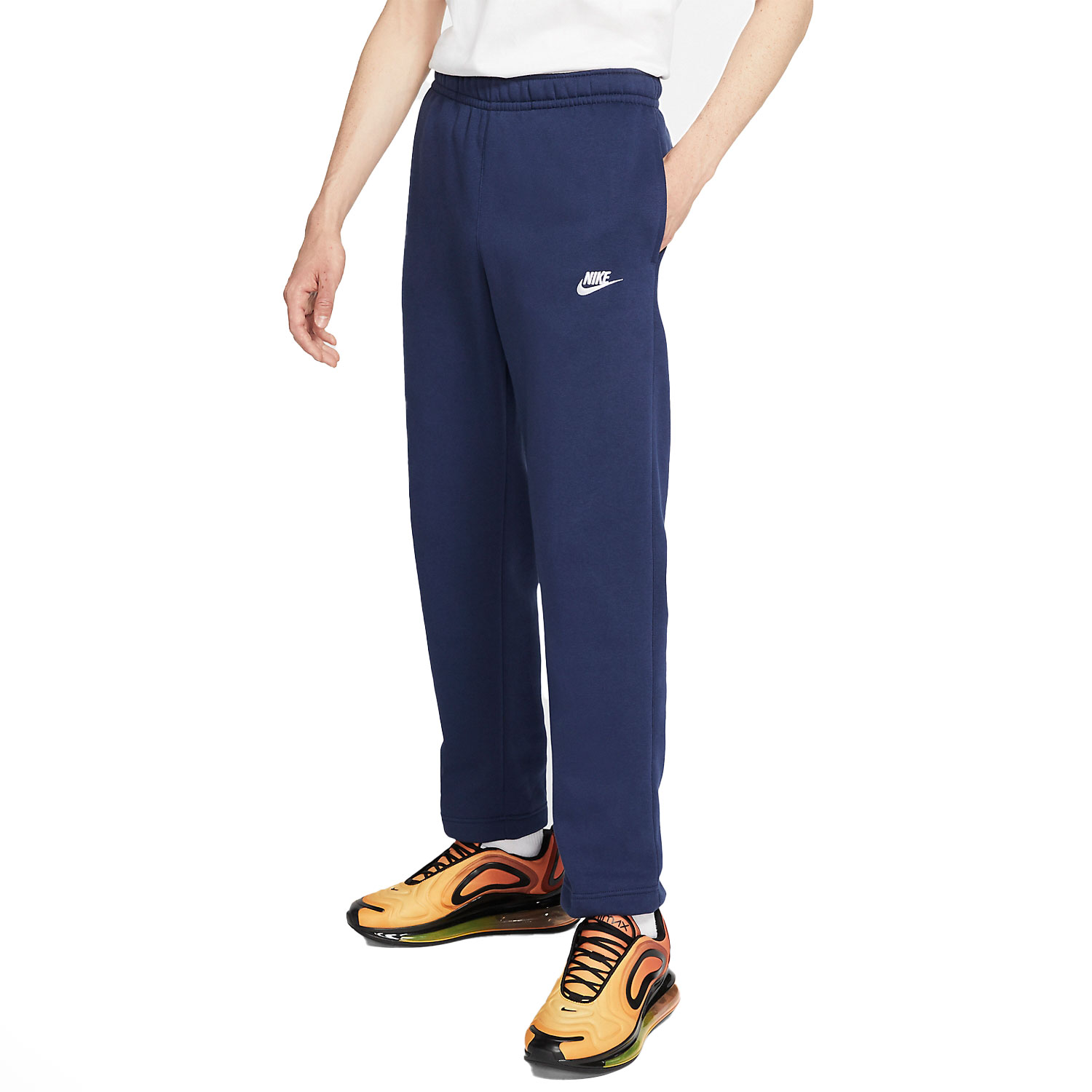 Nike Club Logo Pants - Midnight Navy/White