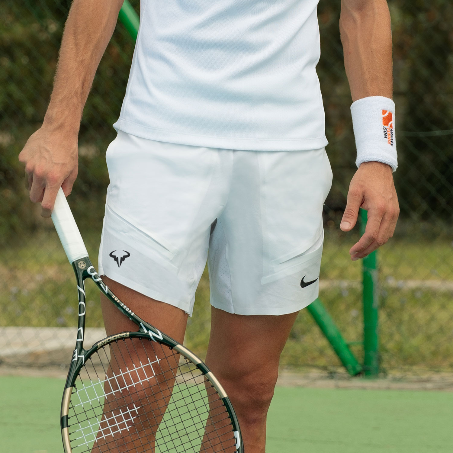 Nike Court Dri-FIT ADV Rafa Men's Tennis Shorts - White/Black