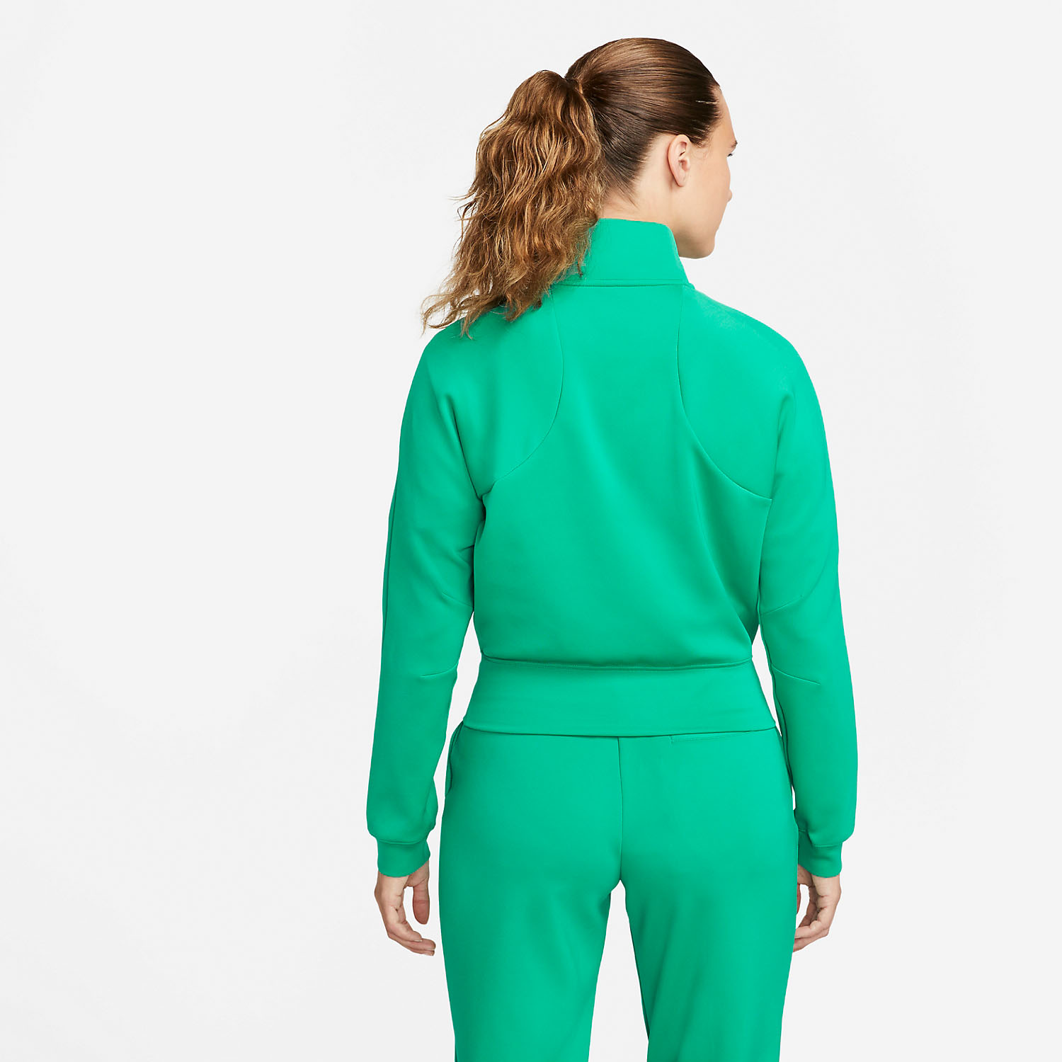 Nike Court Heritage Logo Women's Tennis Jacket Neptune Green