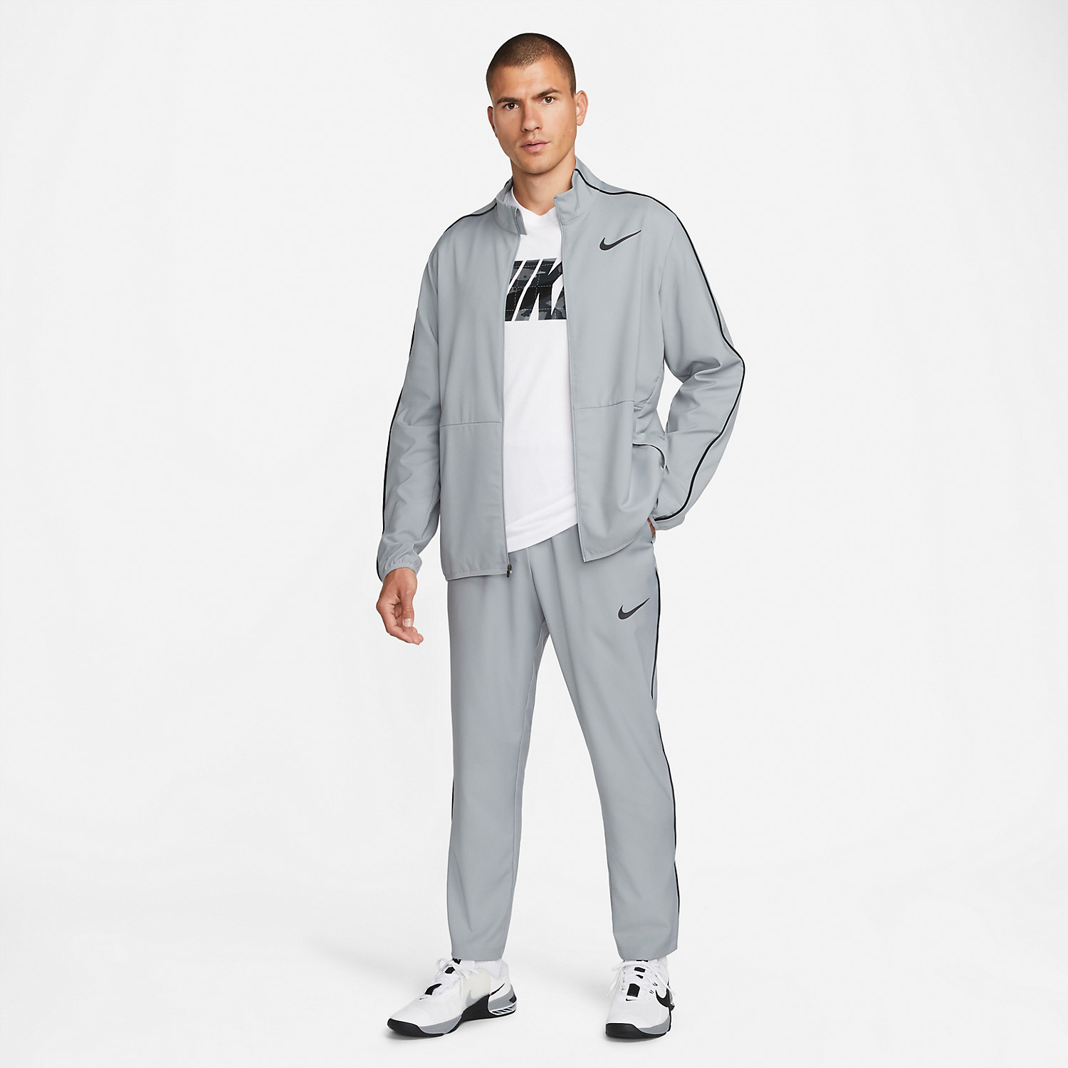 Nike Dri-FIT Team Pants - Particle Grey/Black