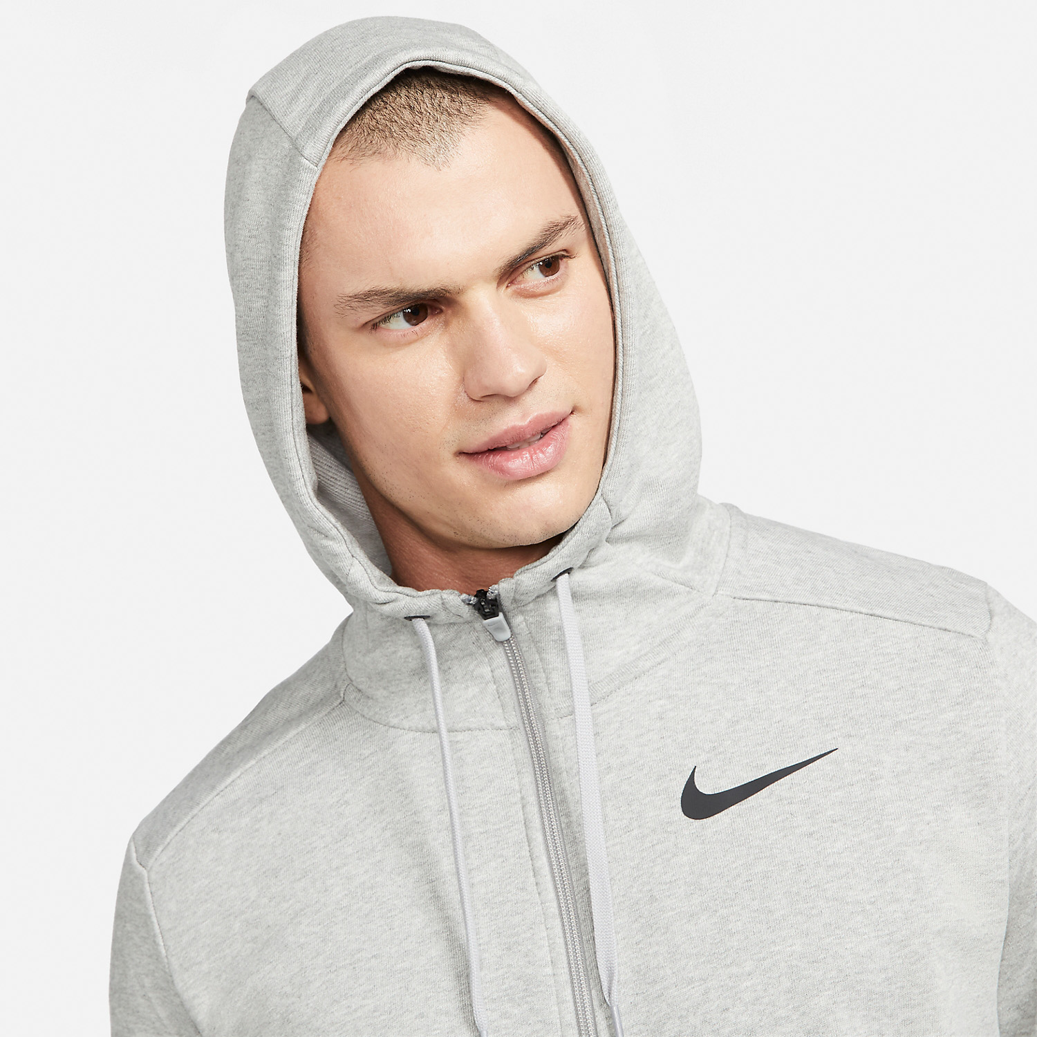 Nike Dri-FIT Classic Men's Tennis Hoodie - Dark Grey Heather