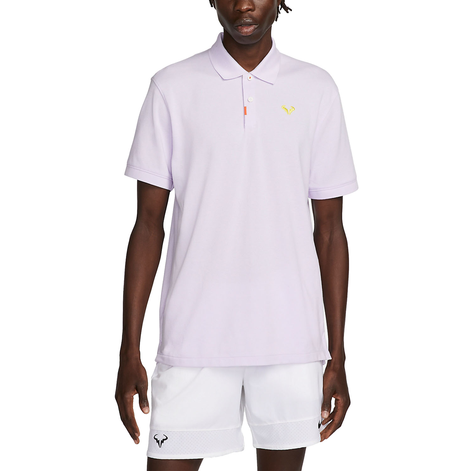 Nike Rafa Logo Polo - Violet Frost/Yellow Strike