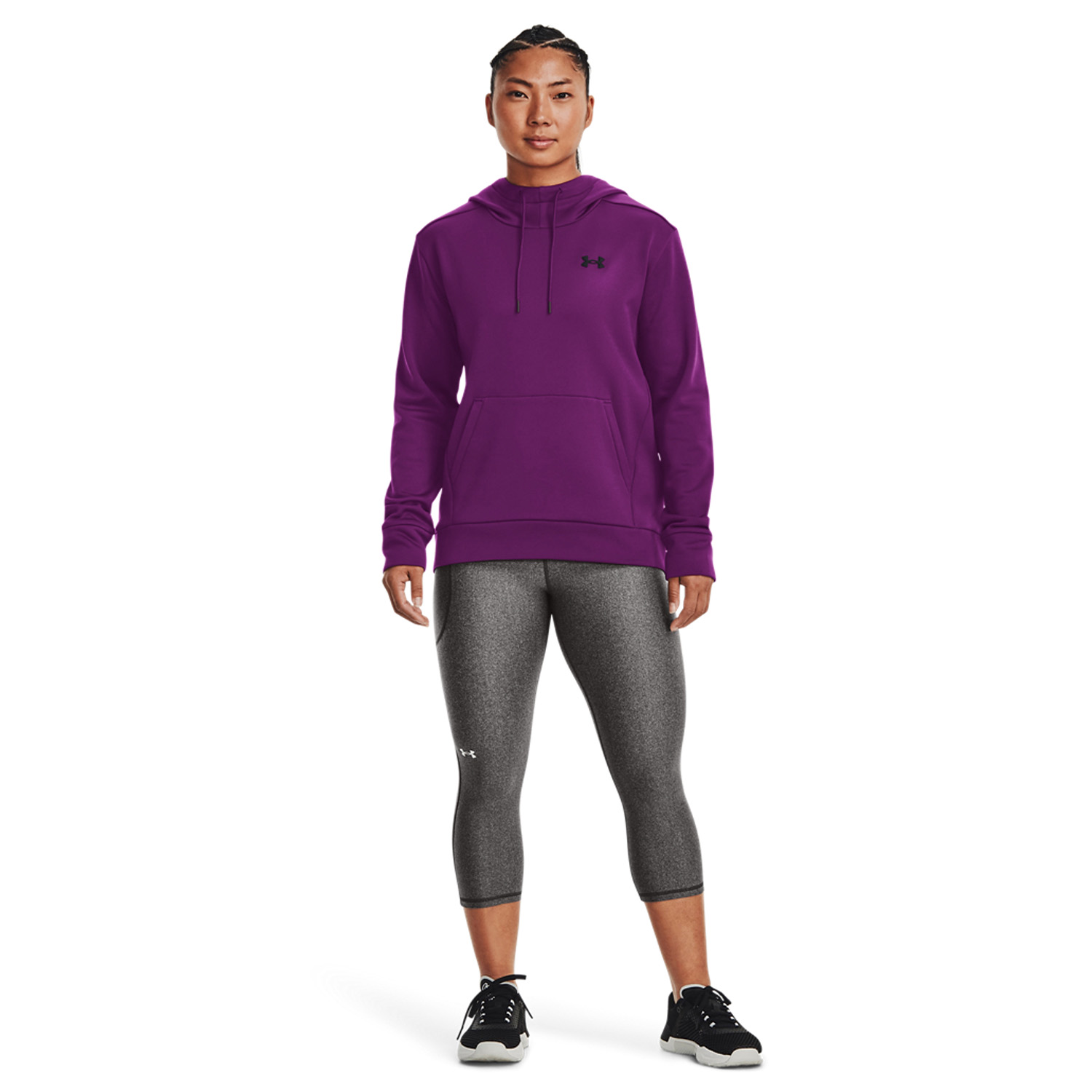 Under Armour Logo Women's Tennis Hoodie - Rivalry/Black