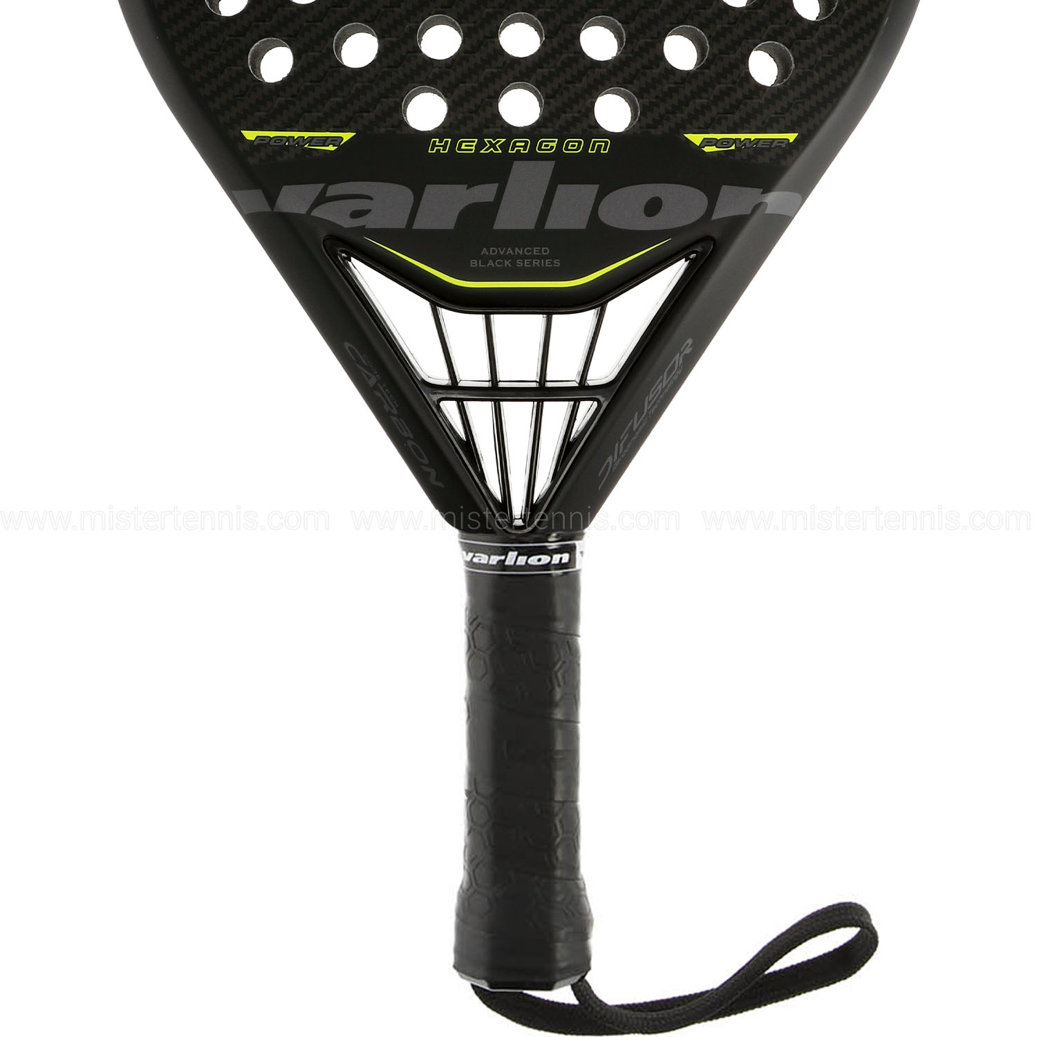 Varlion Canon Carbon TI Difusor Black Raqueta de Padel Black