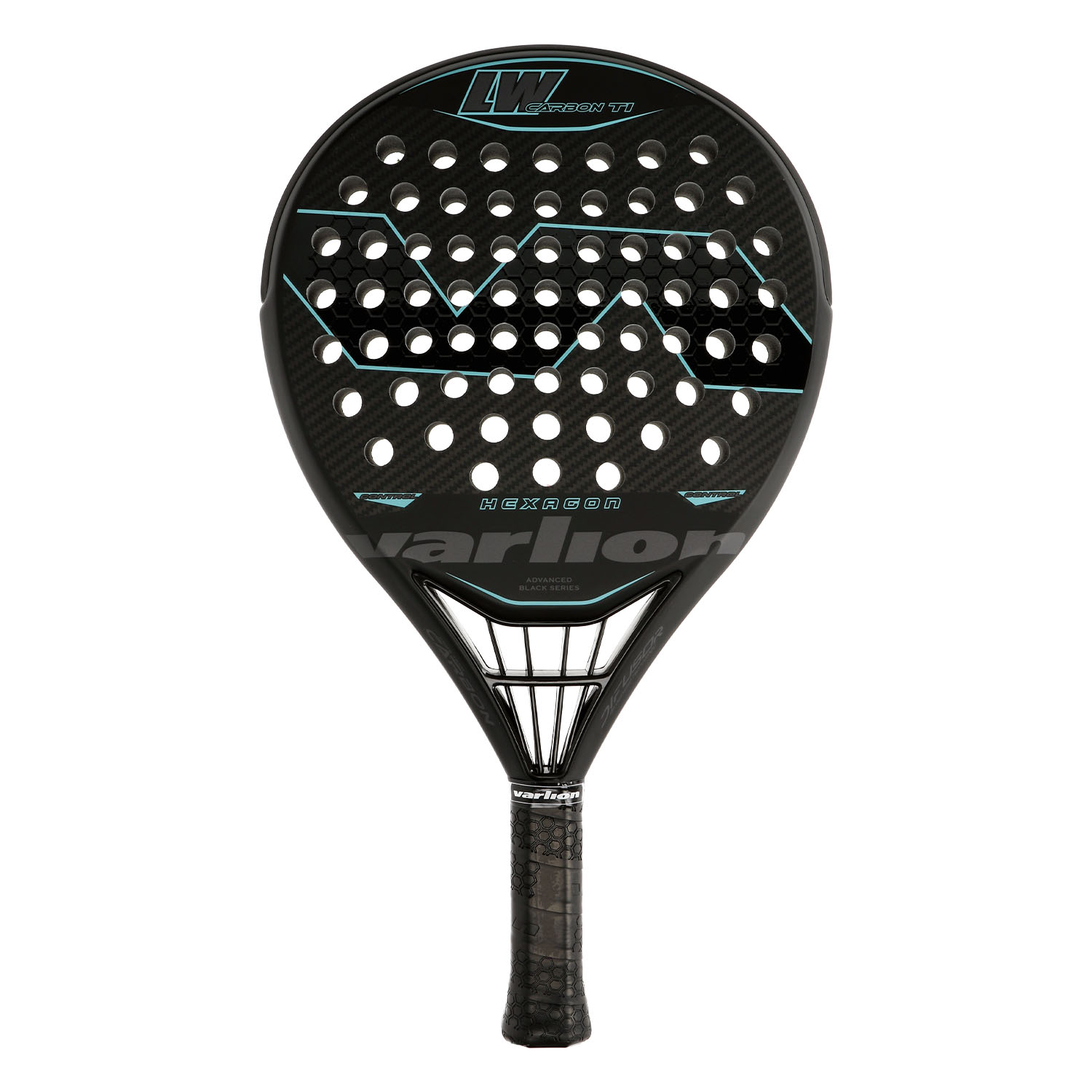 Varlion LW Carbon TI Difusor Black Padel Racket - Black/Blue