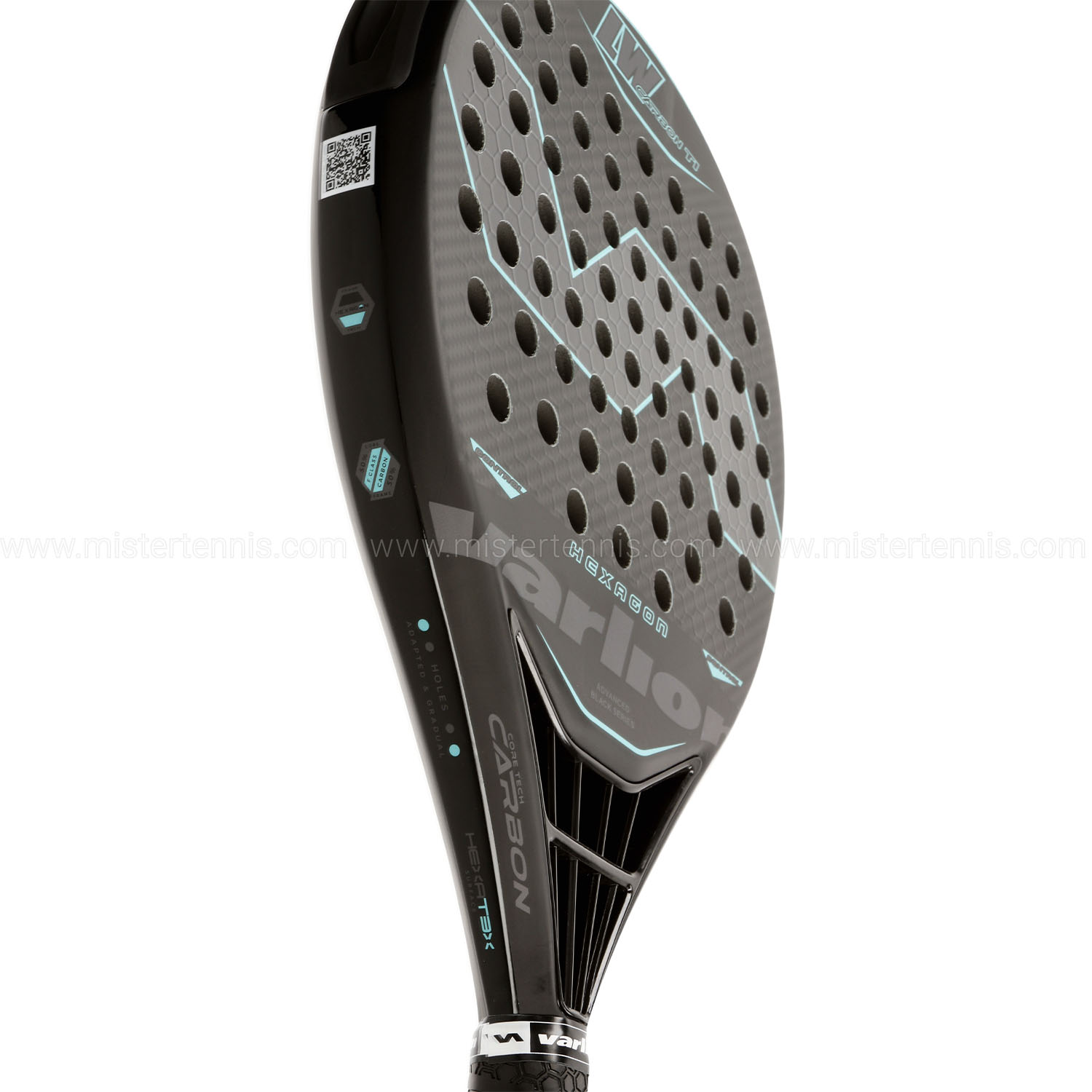 Varlion LW Carbon TI Difusor Black Padel Racket - Black/Blue