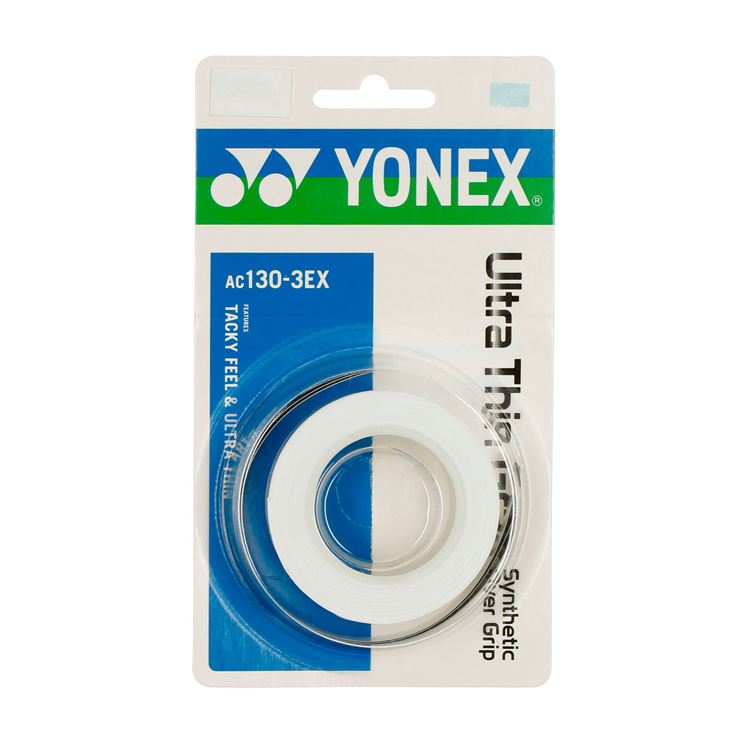 Yonex Ultra Thin Grap x 3 Sobregrips - Bianco