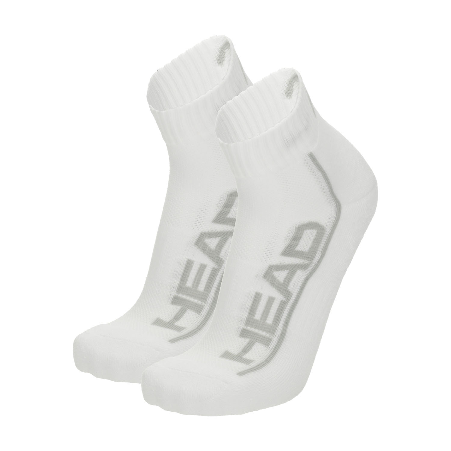 Head Stripe x 2 Socks - White