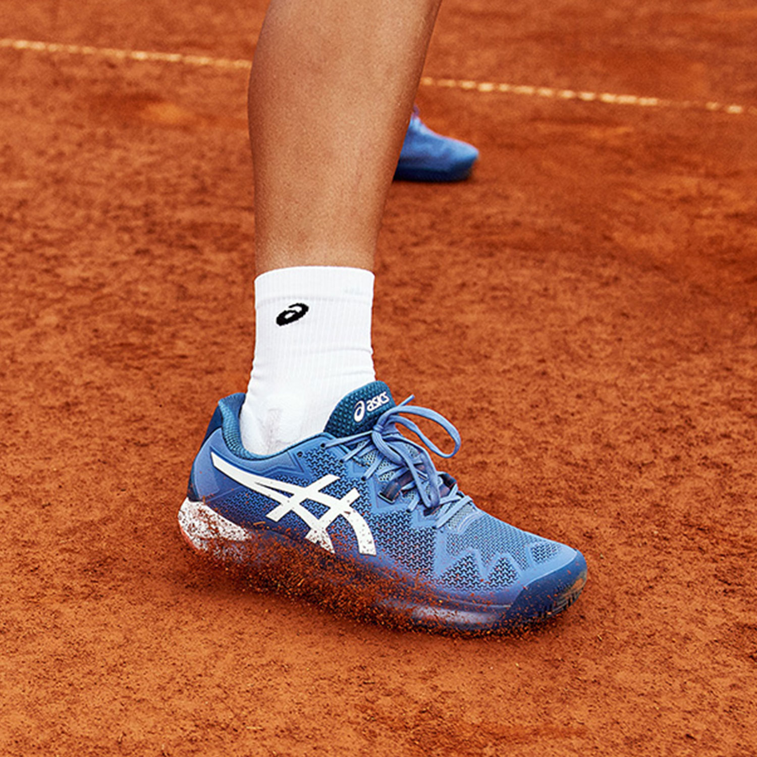 Compra Tenis Asics Gel Resolution 8 Clay Blanco – Larry Tennis