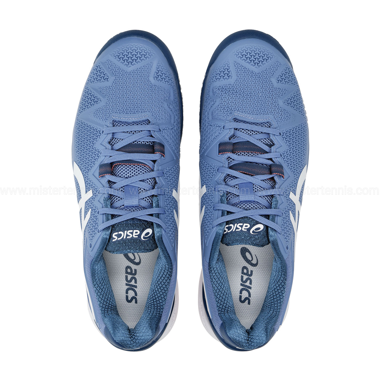 その他 SK-8 Asics Gel Resolution 8 Men's Tennis Shoes - Blue Harmony/White